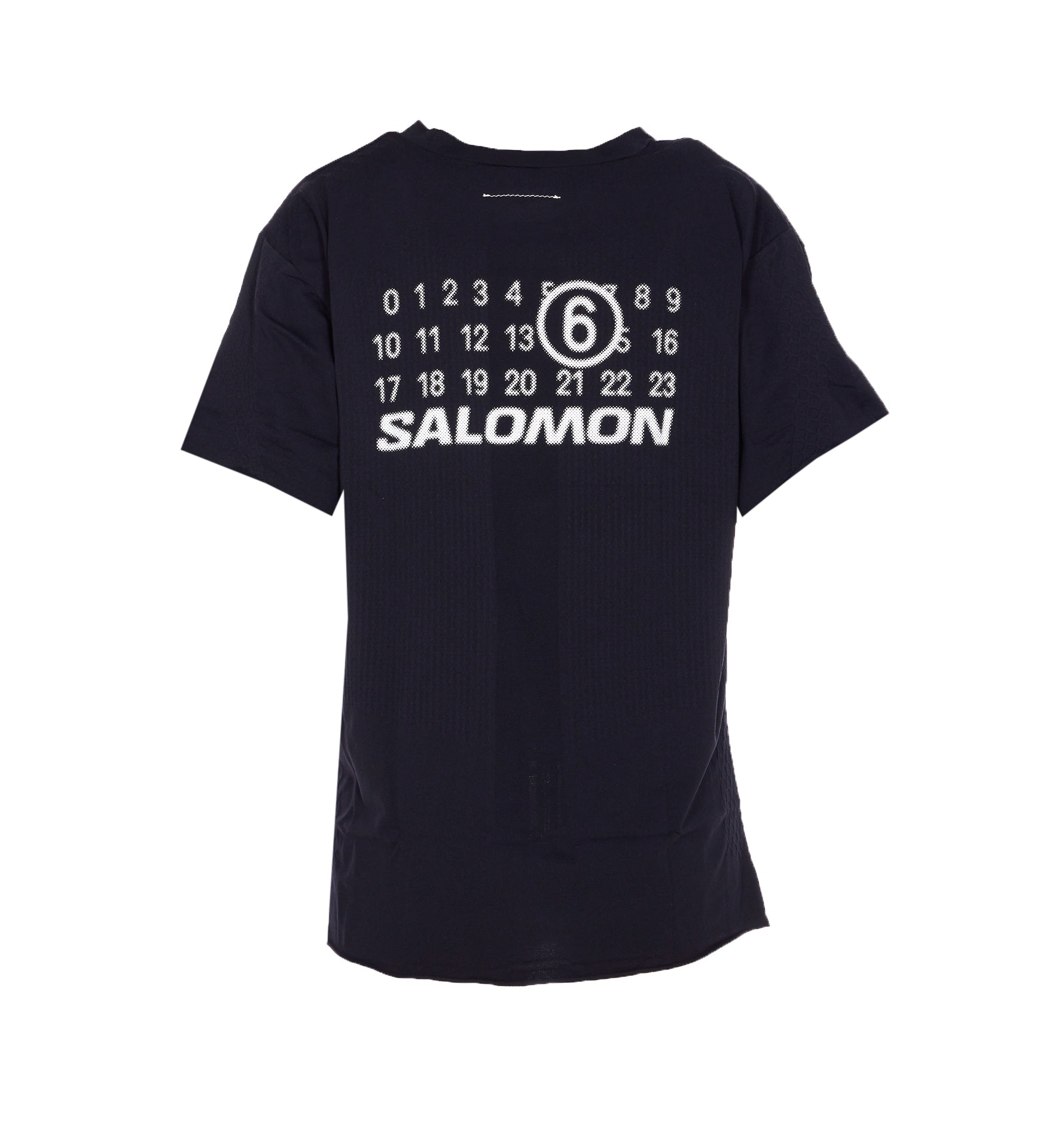Mm6 Maison Margiela T-Shirts And Polos Black Polyamide