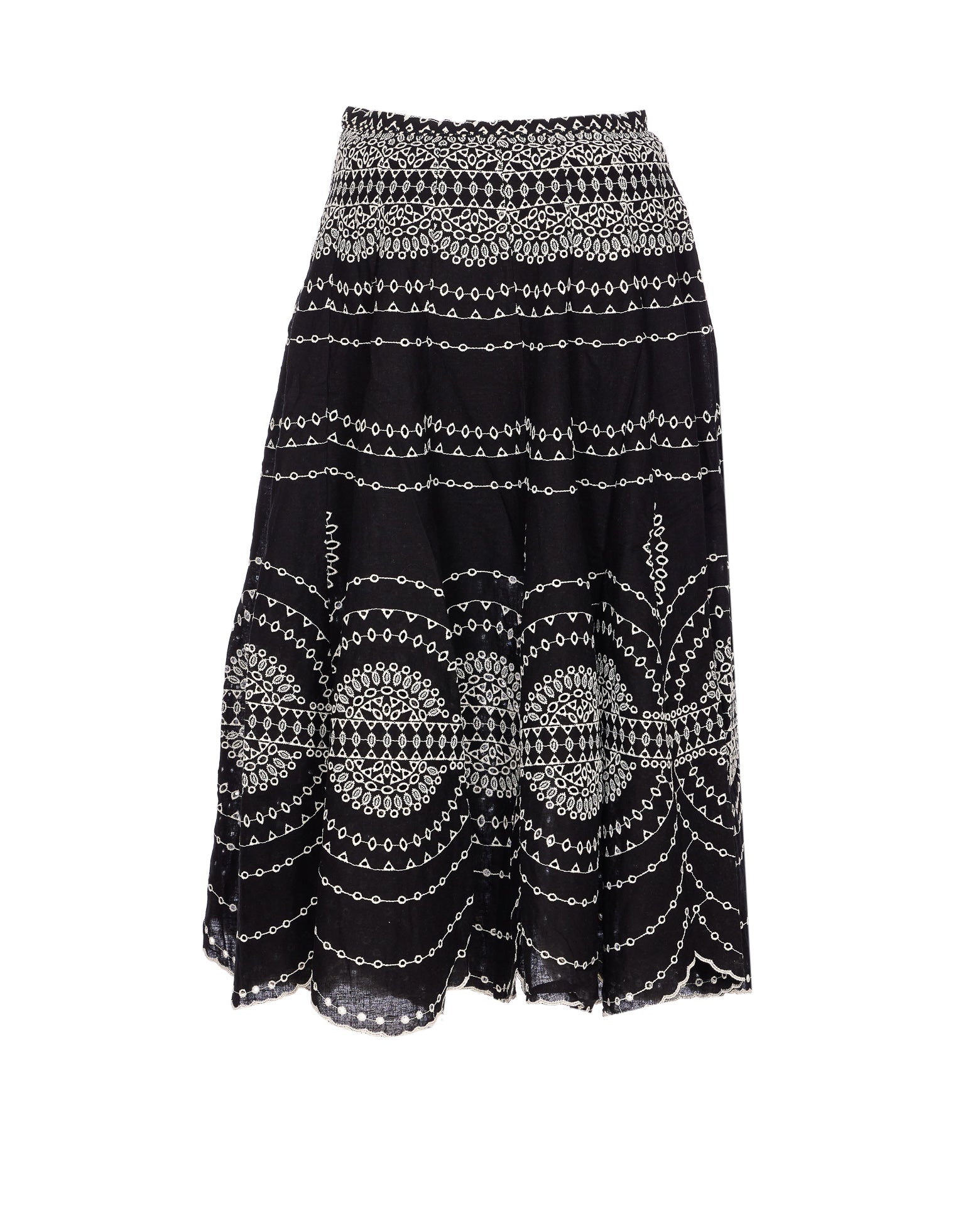Charoruiz Skirts Black Cotton