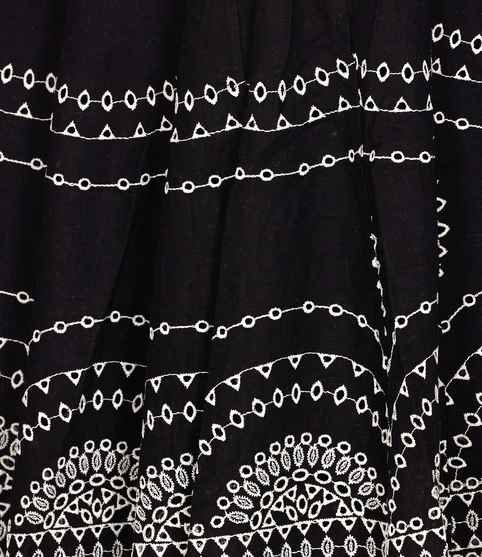 Charoruiz Skirts Black Cotton