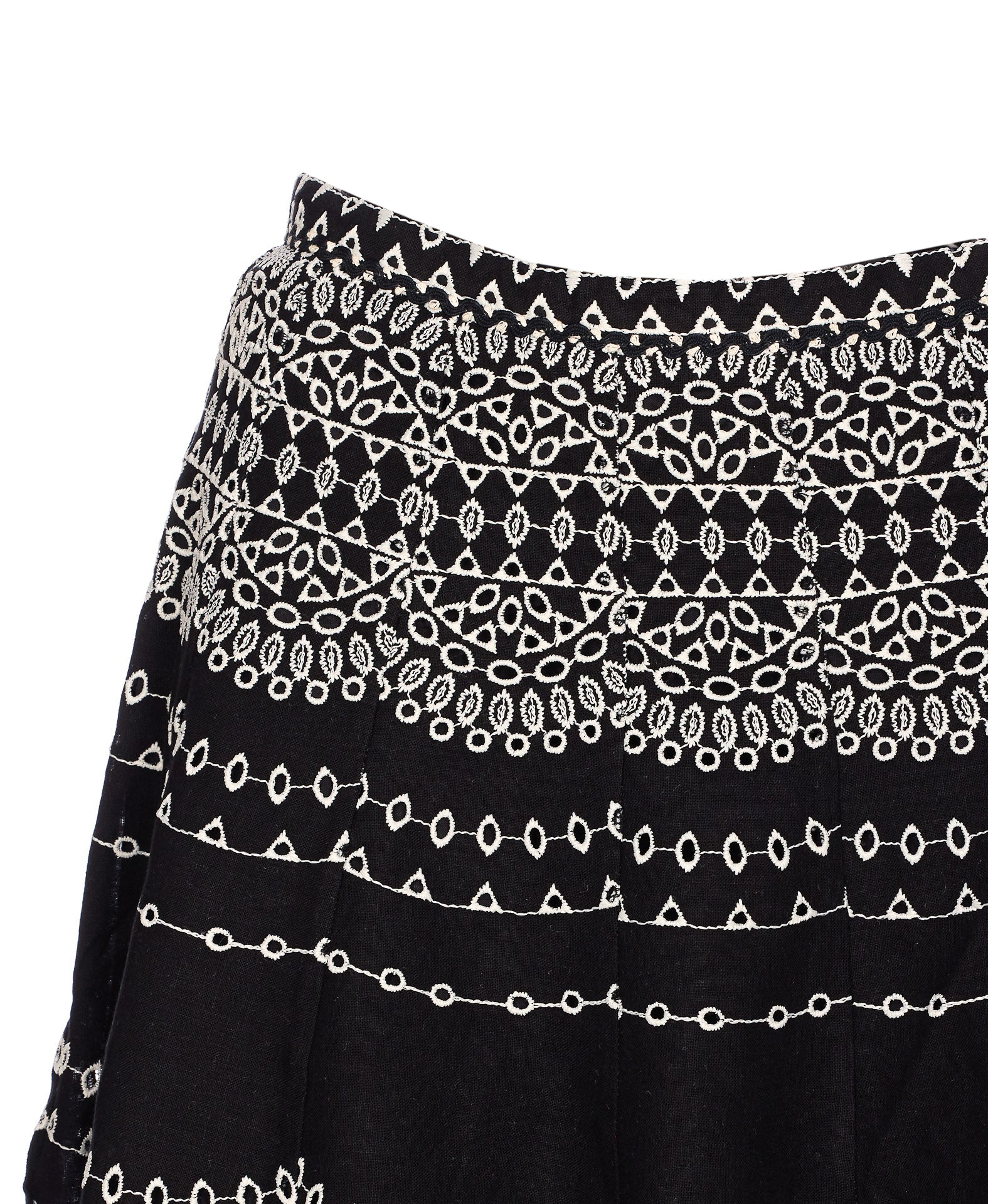 Charoruiz Skirts Black Cotton