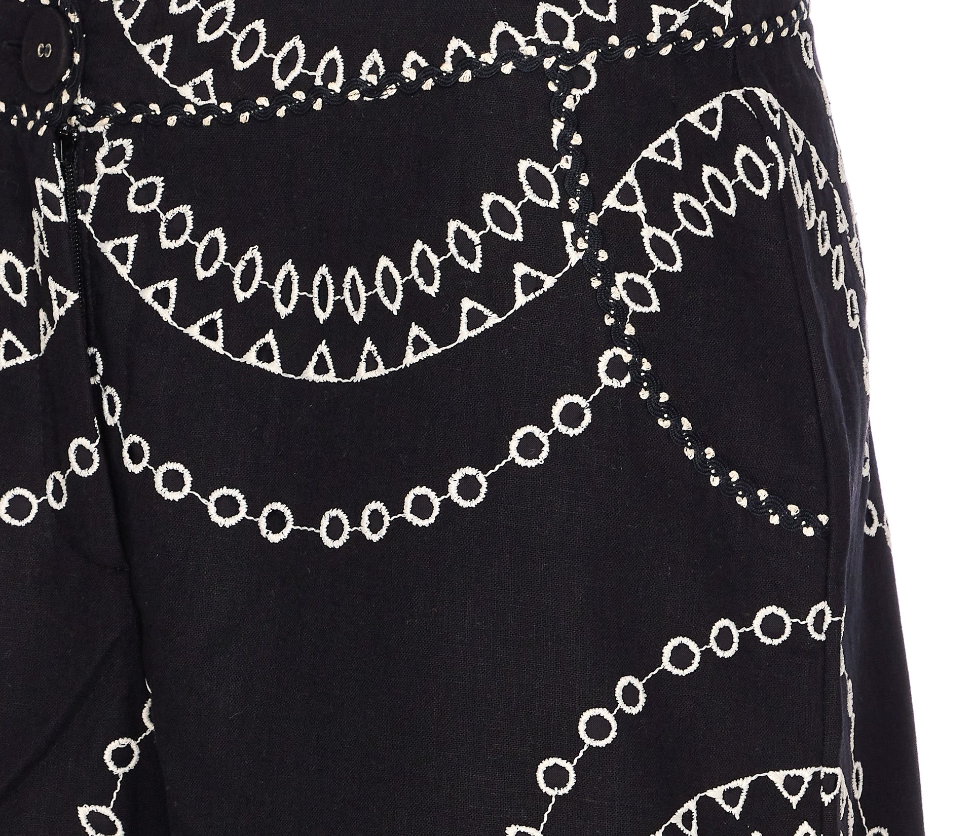 Charoruiz Shorts Black Cotton