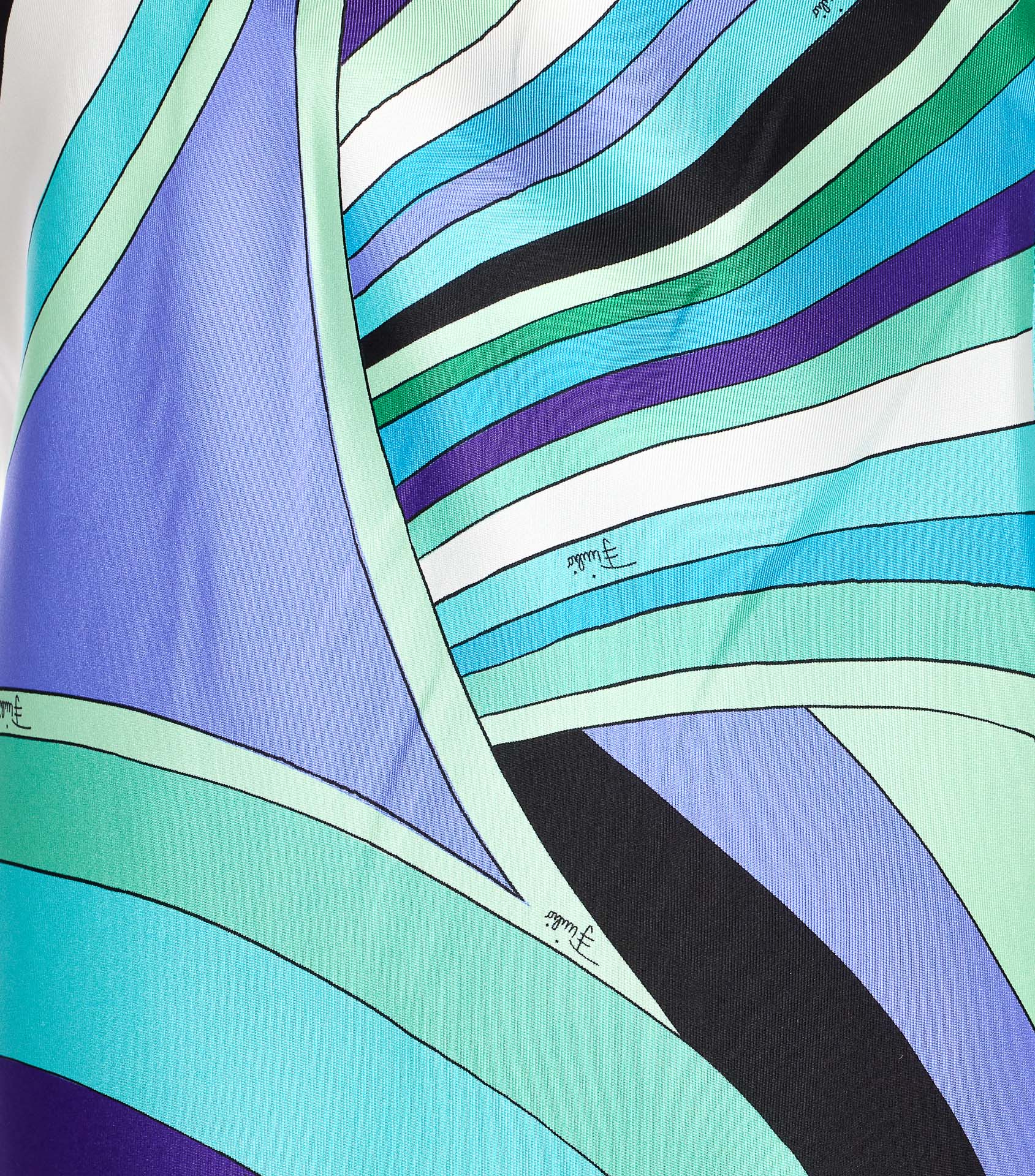 Emilio Pucci Top Multicolour Silk