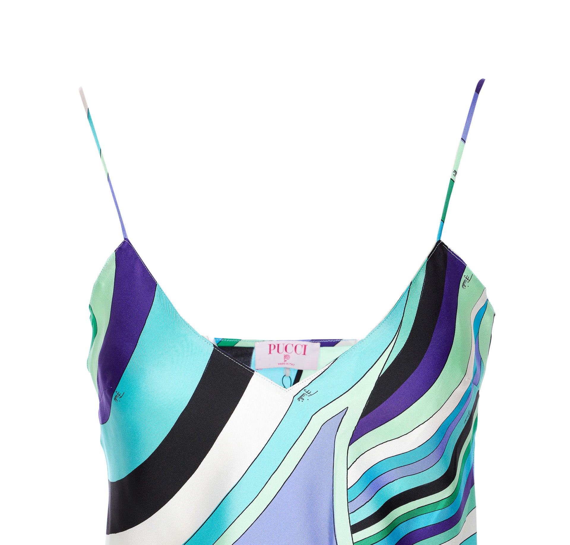 Emilio Pucci Top Multicolour Silk