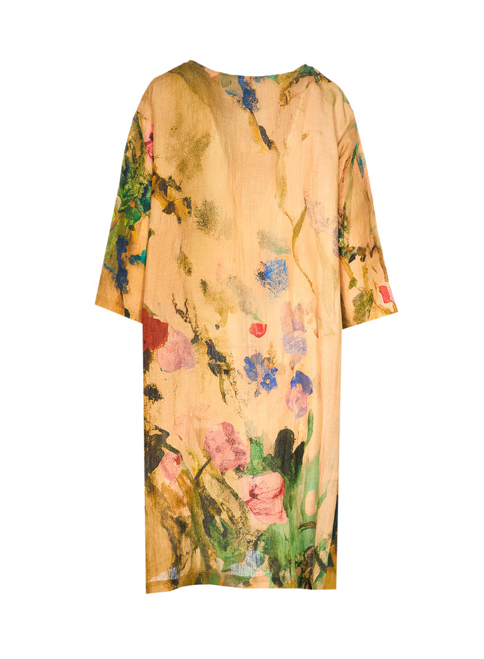 Yavi Dresses Yellow Silk
