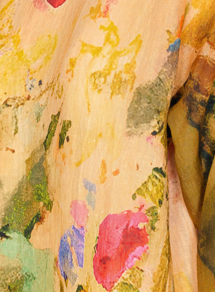 Yavi Dresses Yellow Silk