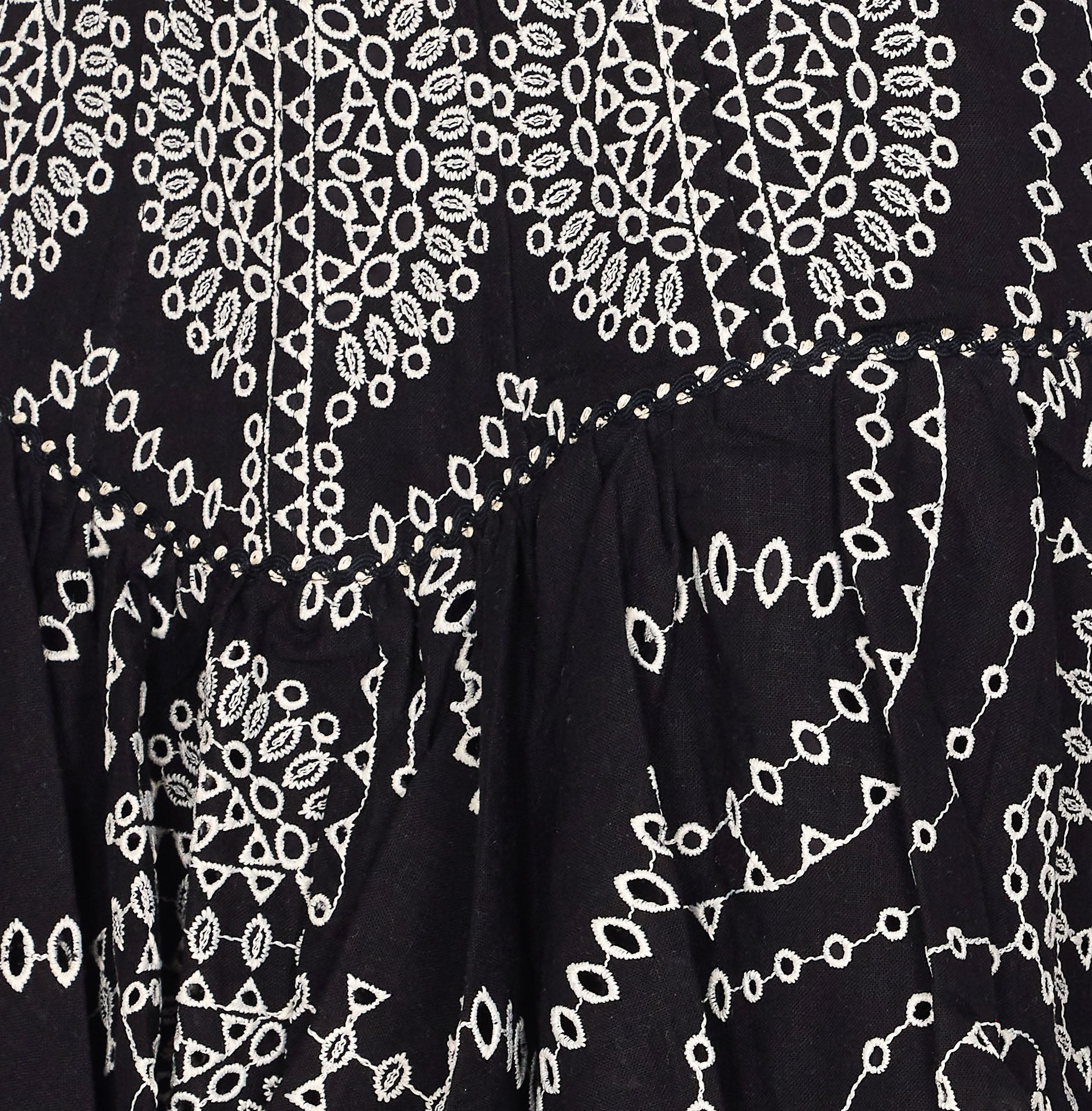 Charoruiz Skirts Black Cotton
