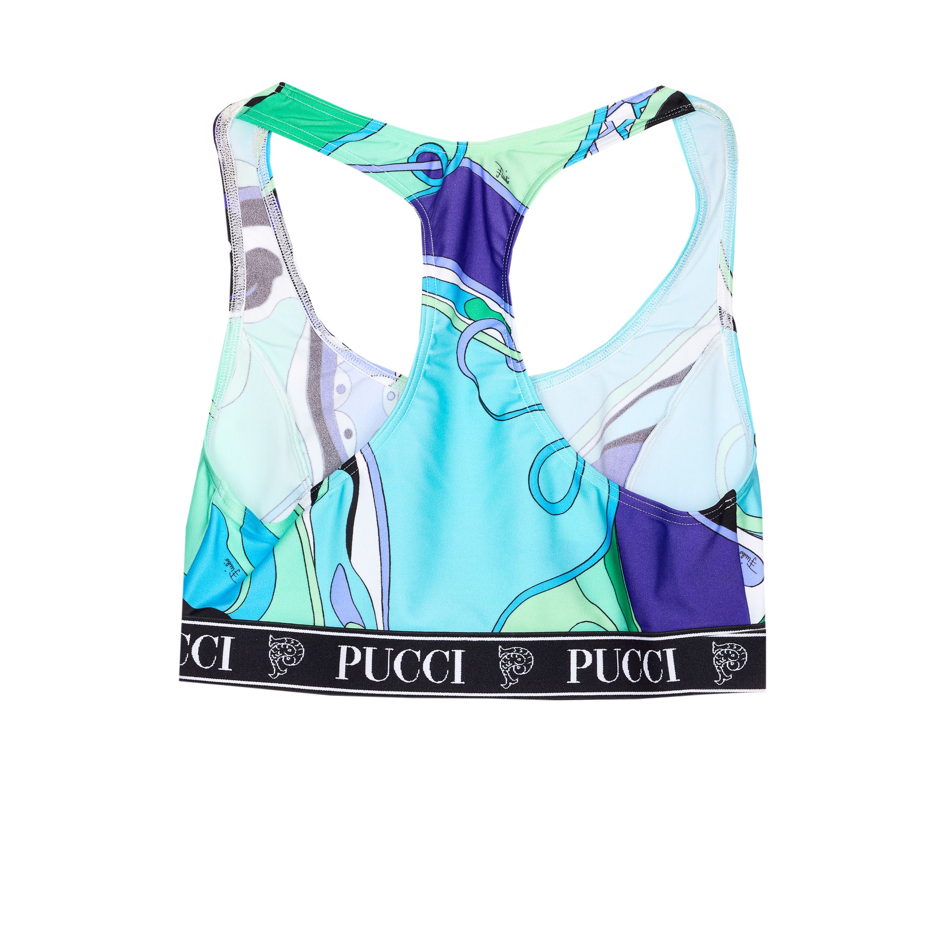 Emilio Pucci Top Multicolour Polyamide