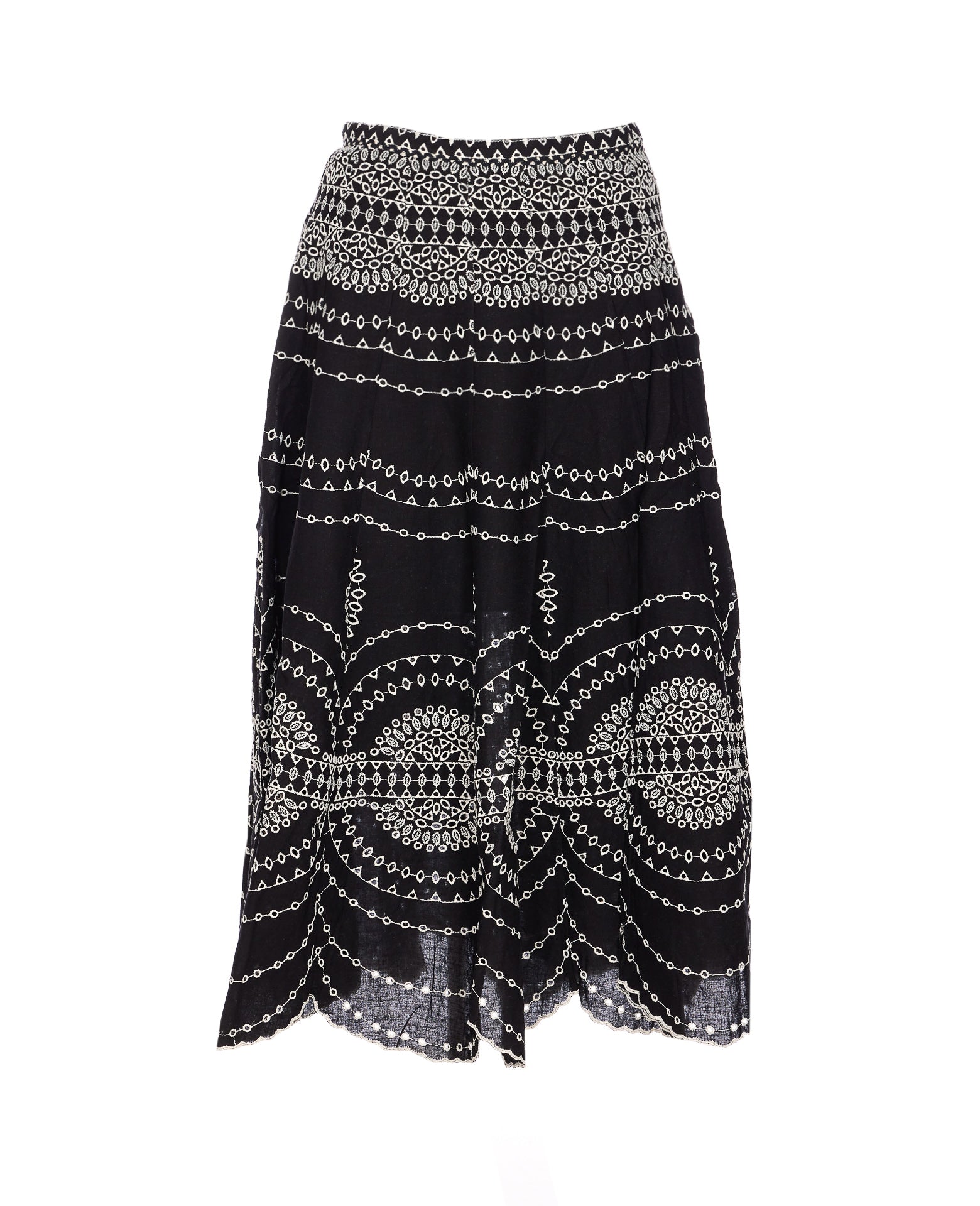 Charoruiz Skirts Black Cotton