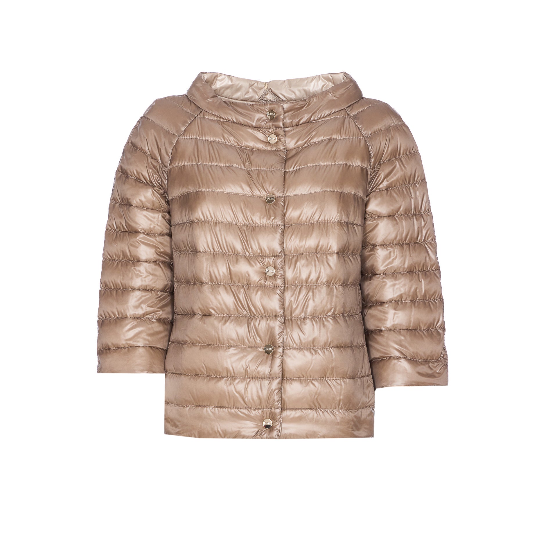 Herno Coats Beige Polyamide