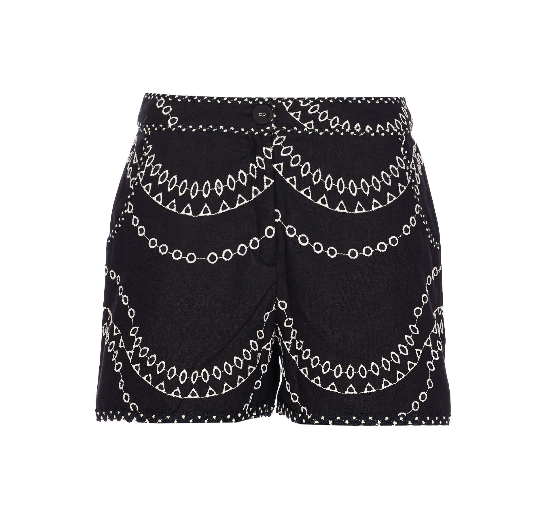 Charoruiz Shorts Black Cotton