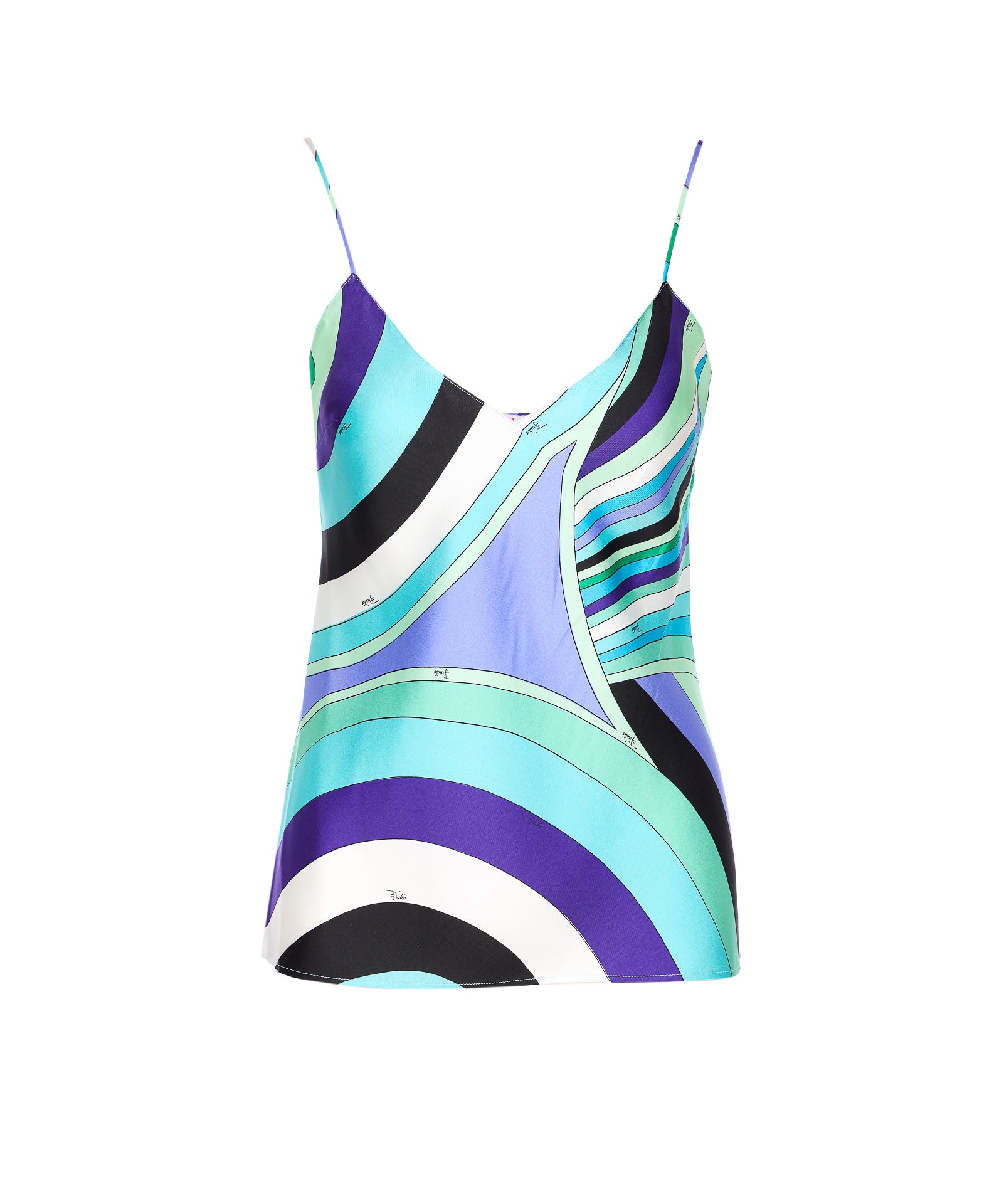 Emilio Pucci Top Multicolour Silk