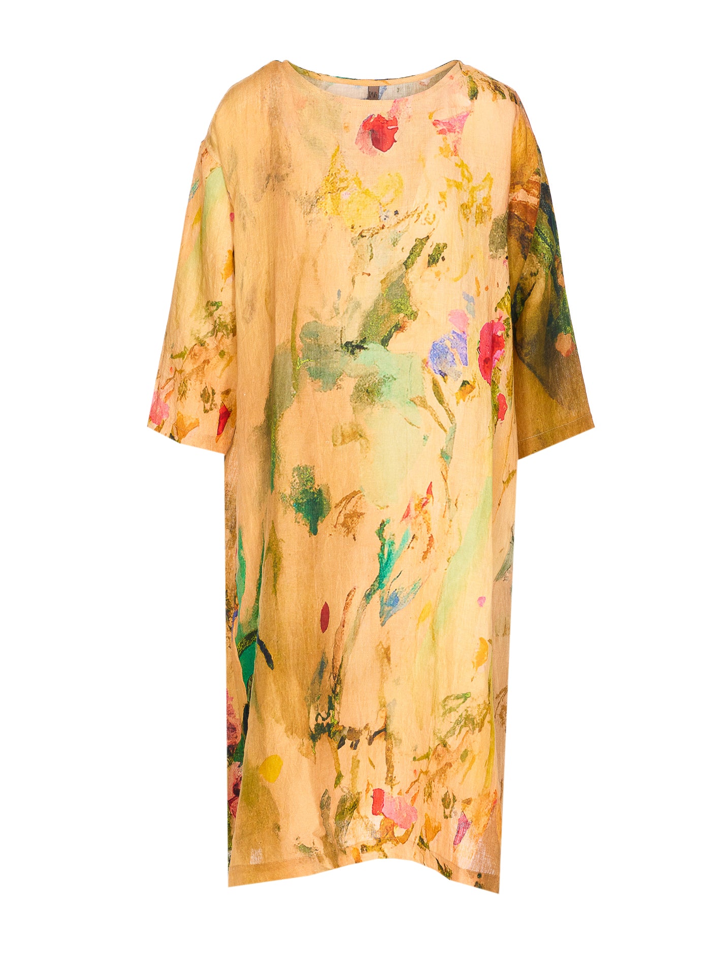 Yavi Dresses Yellow Silk