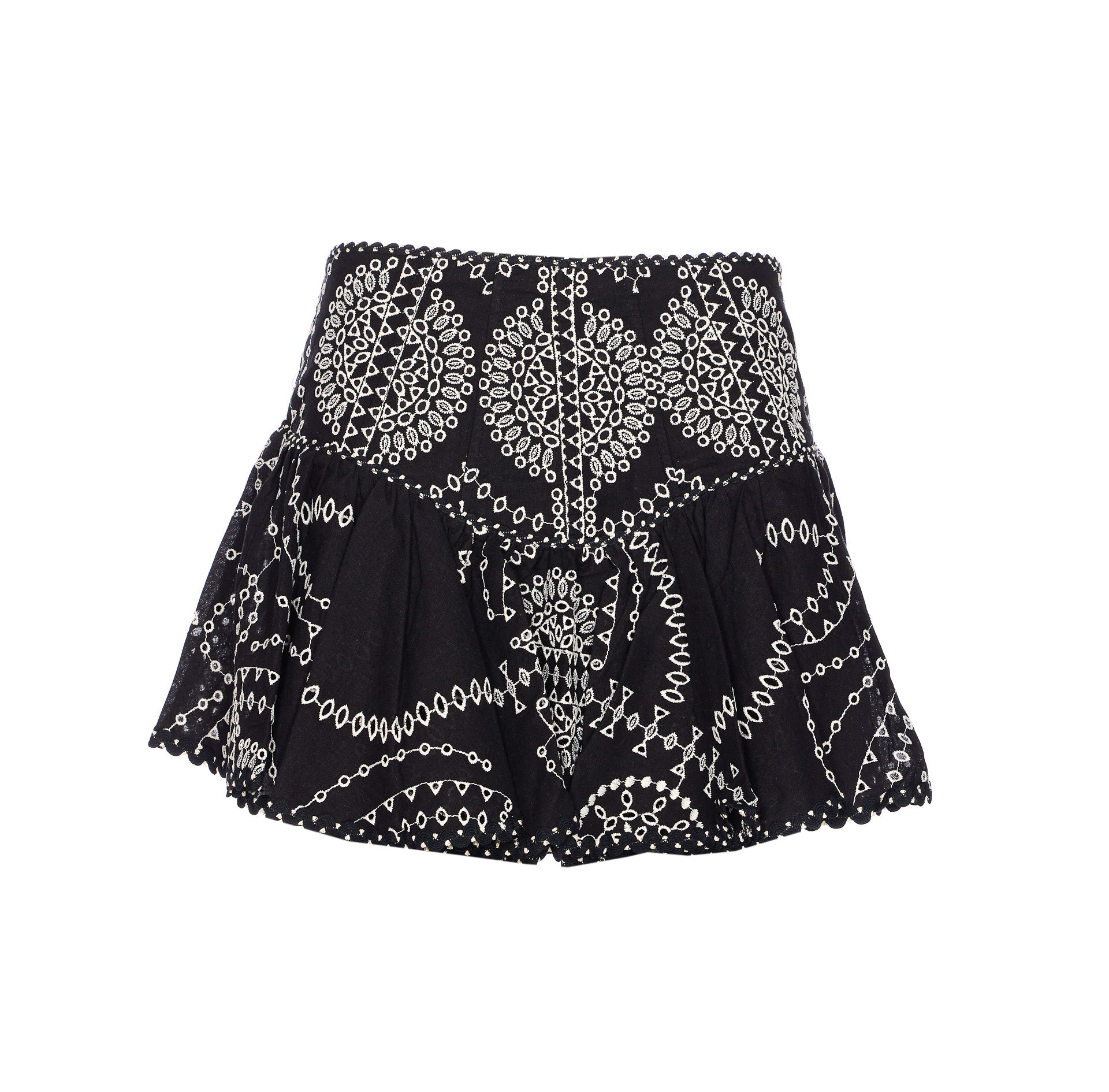 Charoruiz Skirts Black Cotton