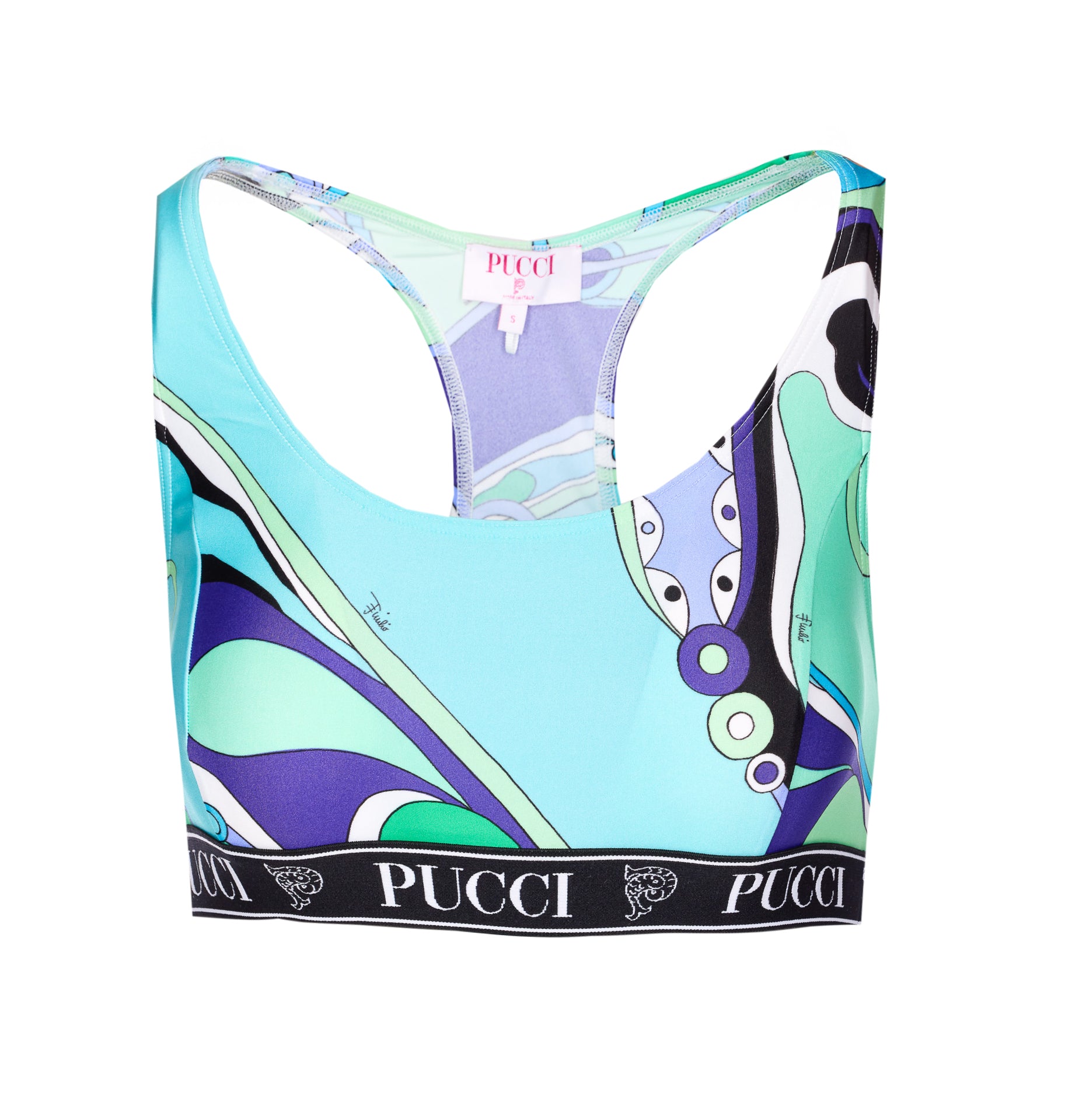 Emilio Pucci Top Multicolour Polyamide