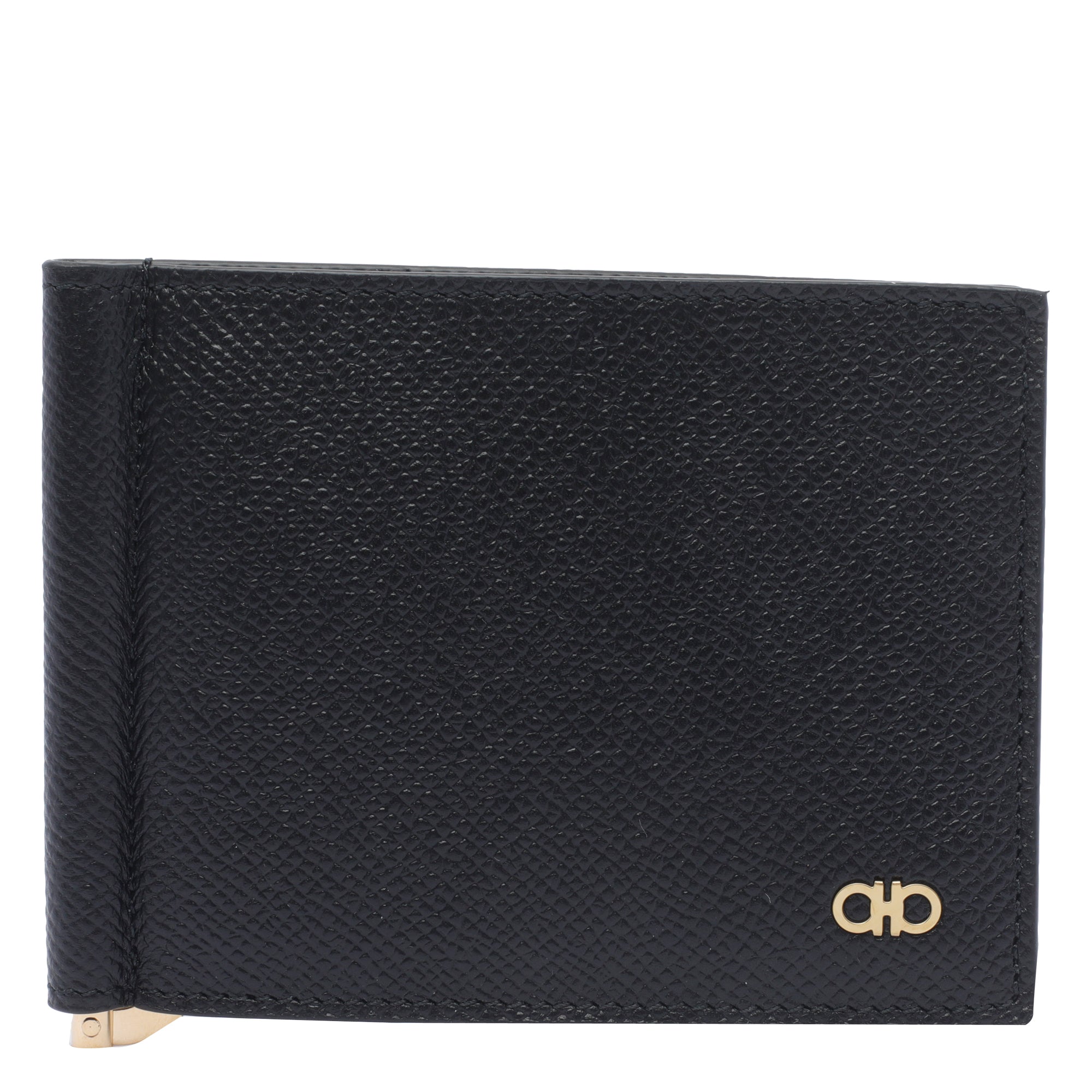 Ferragamo Wallets Black Calf Leather
