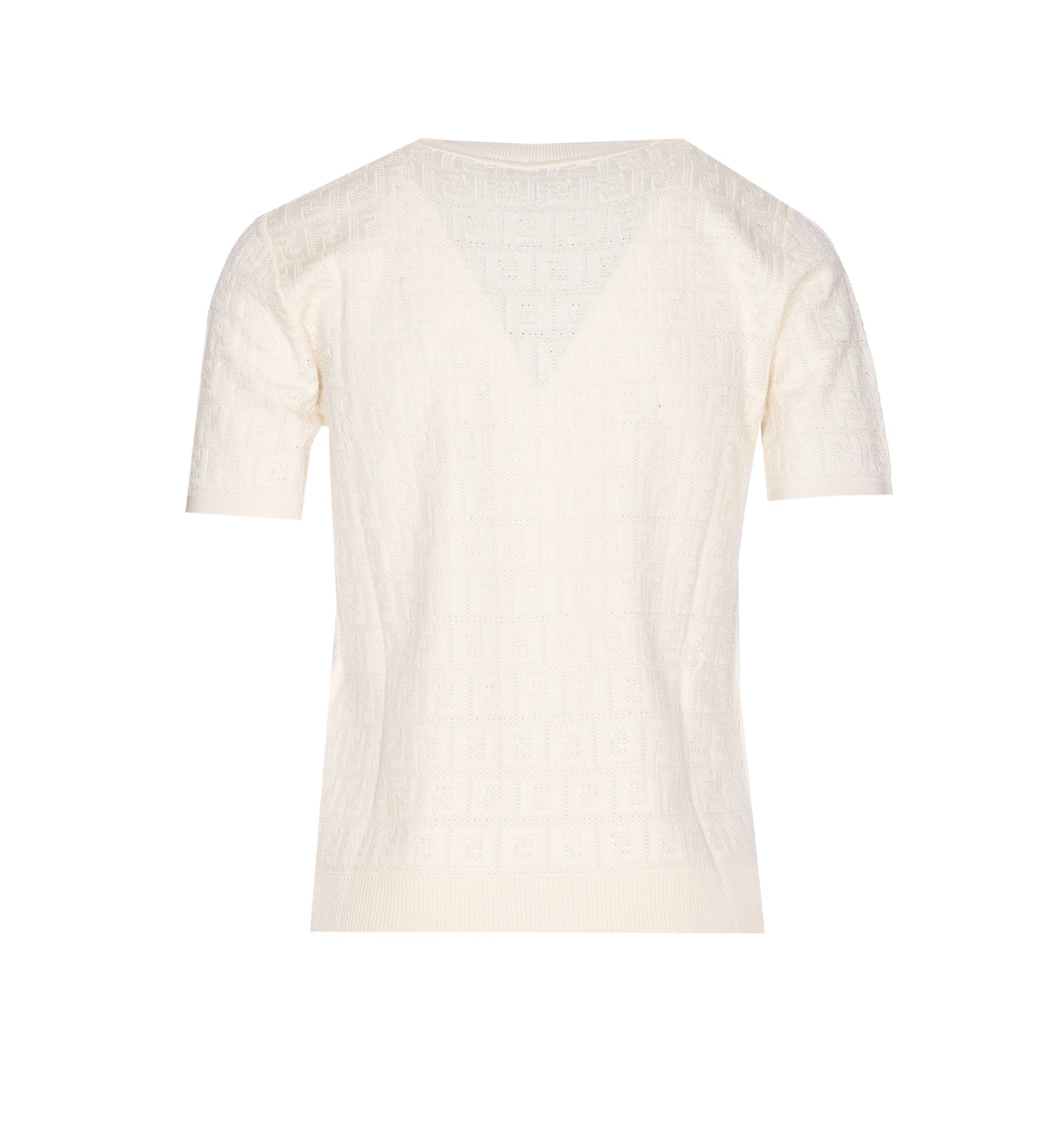 Fendi T-Shirts And Polos White Cotton
