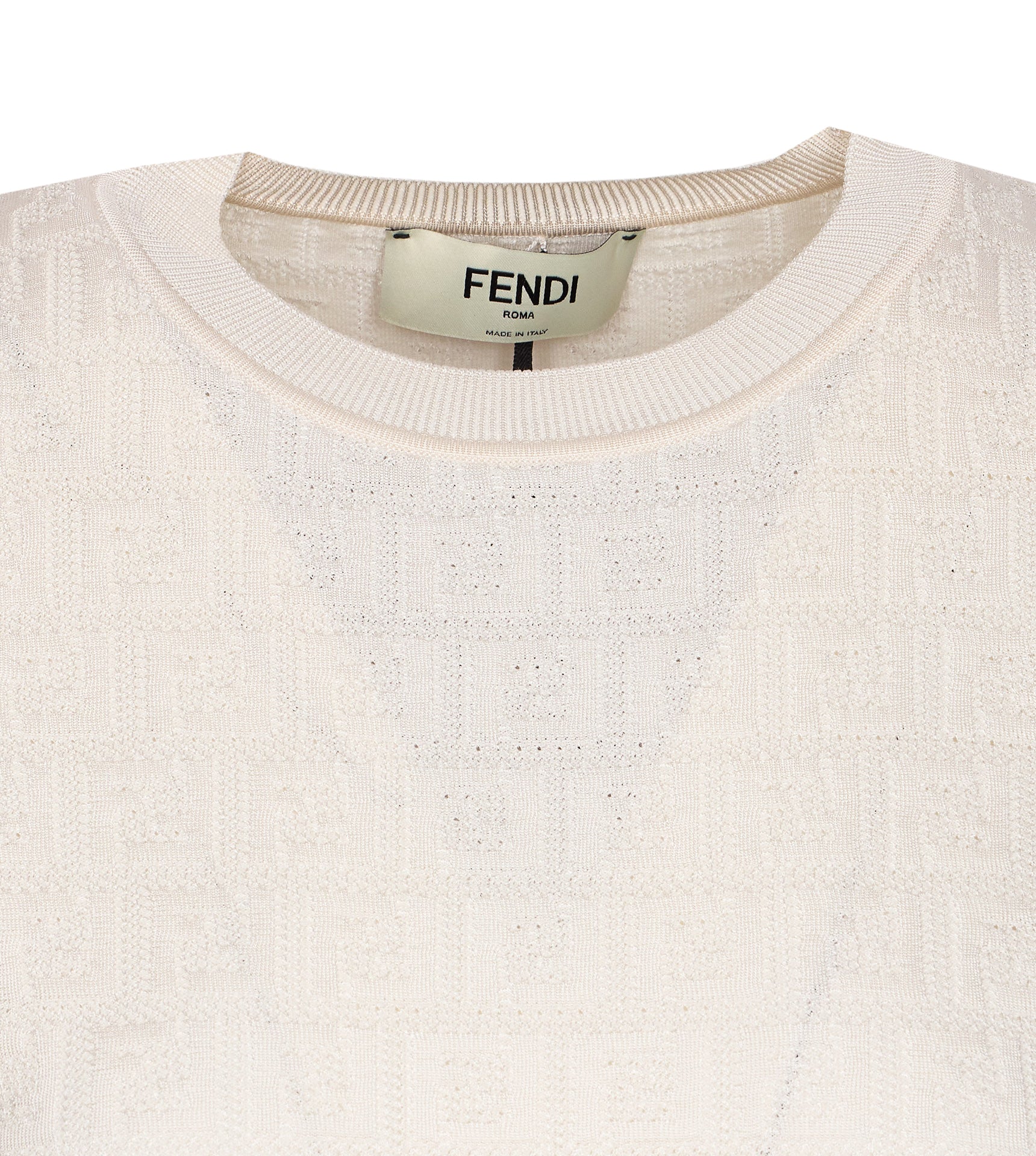 Fendi T-Shirts And Polos White Cotton