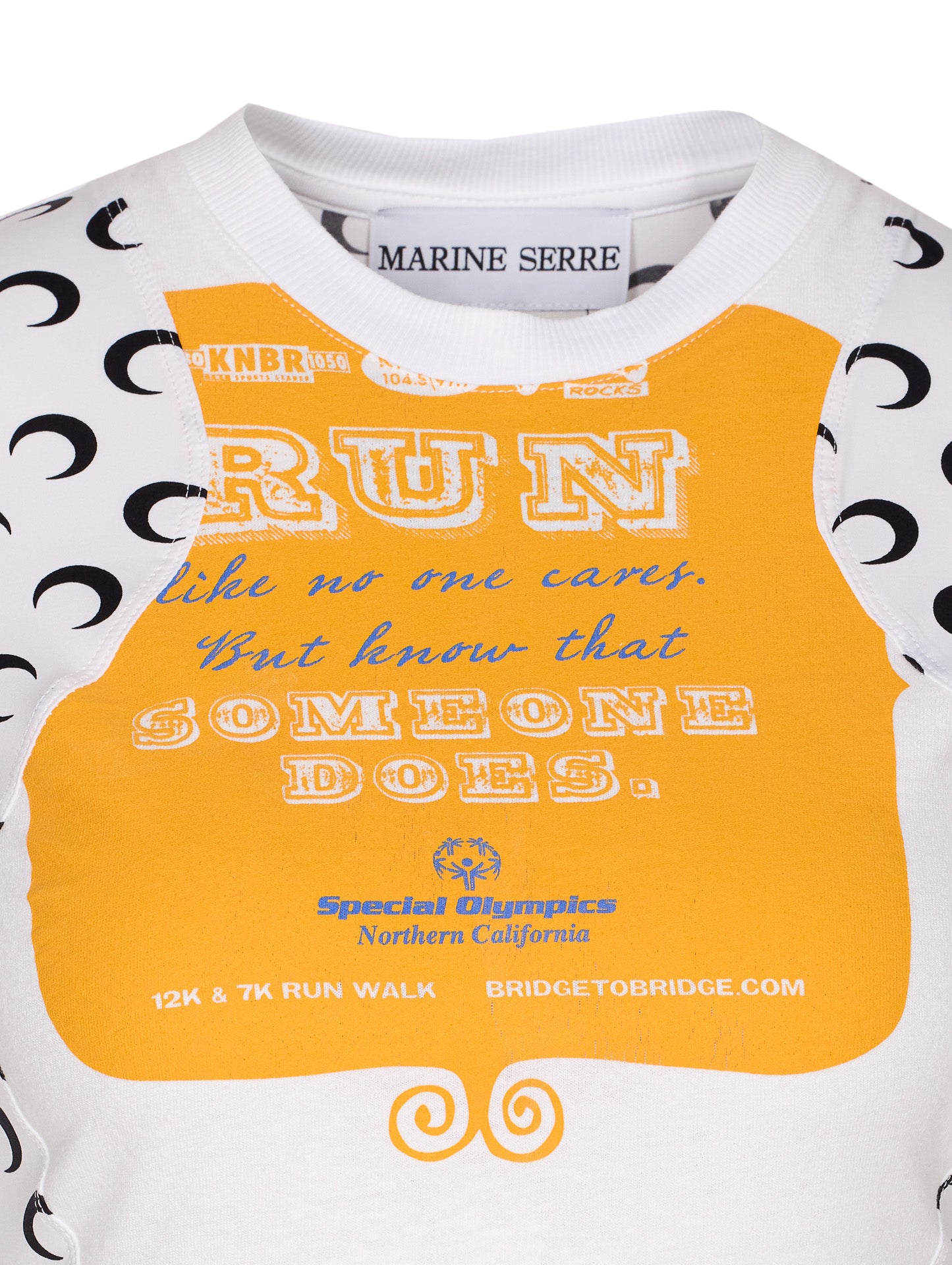 Marine Serre T-Shirts And Polos White Cotton