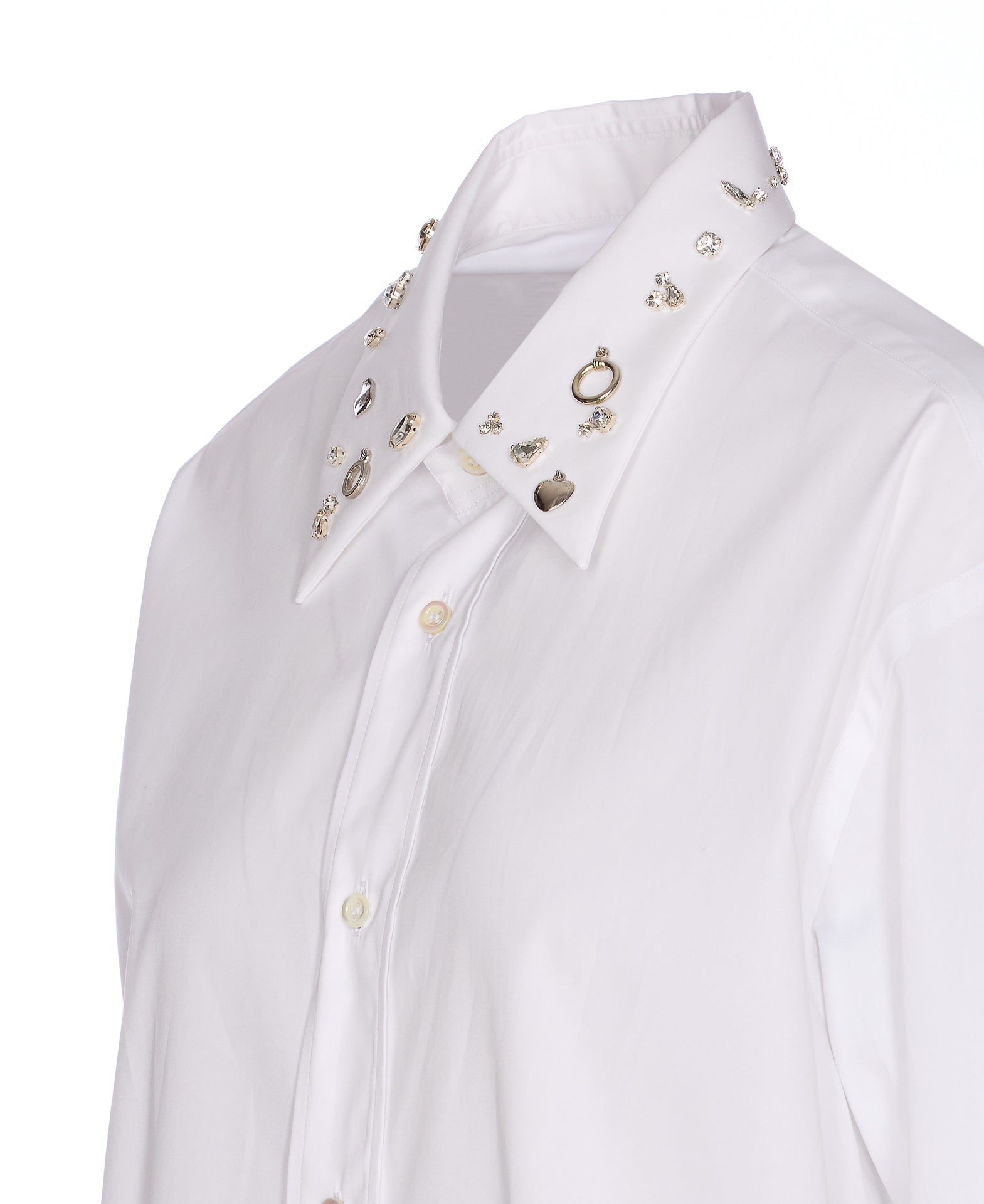 Alexander Mcqueen Shirts White Cotton
