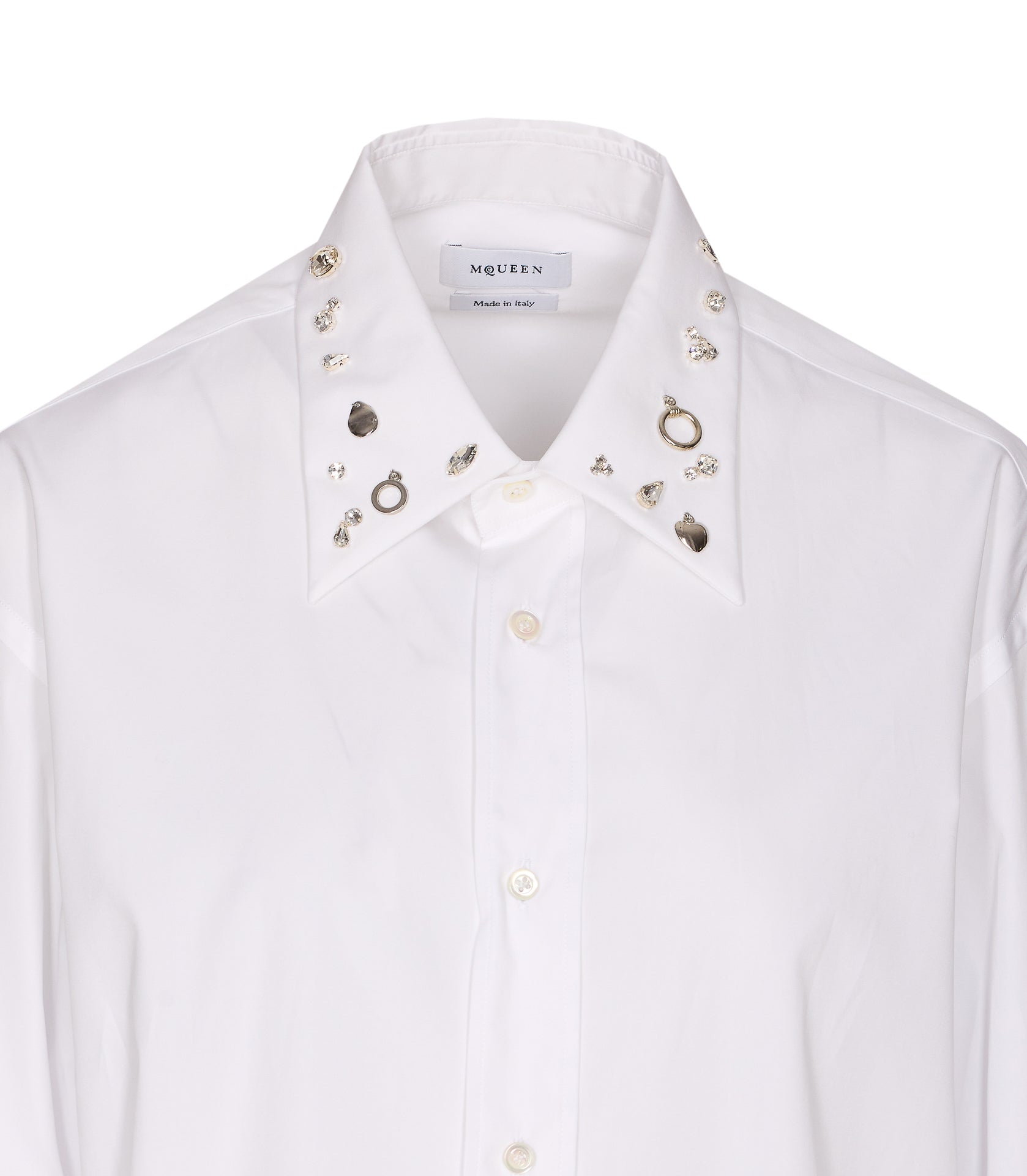 Alexander Mcqueen Shirts White Cotton