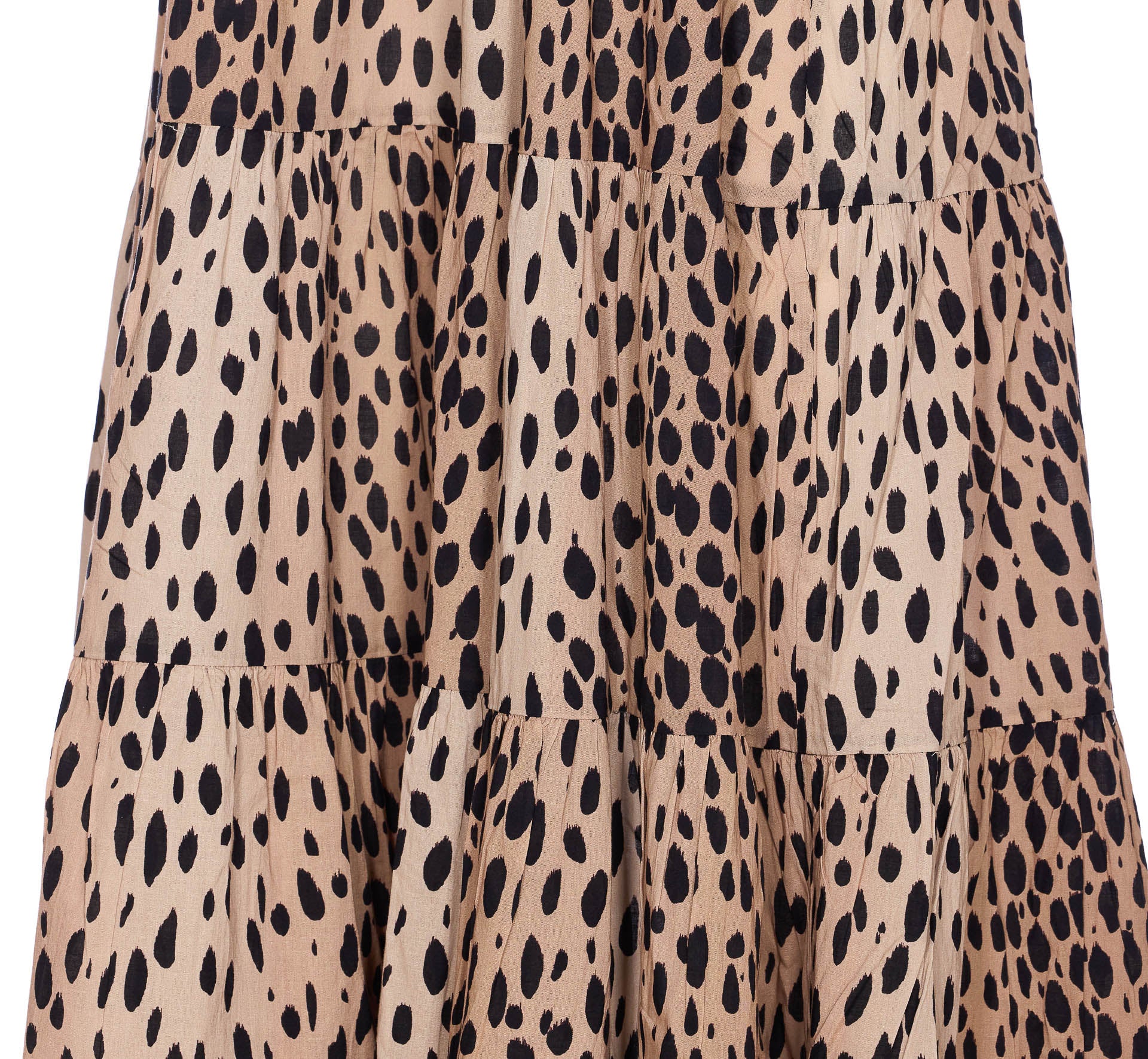 Rixo Dresses Brown Cotton