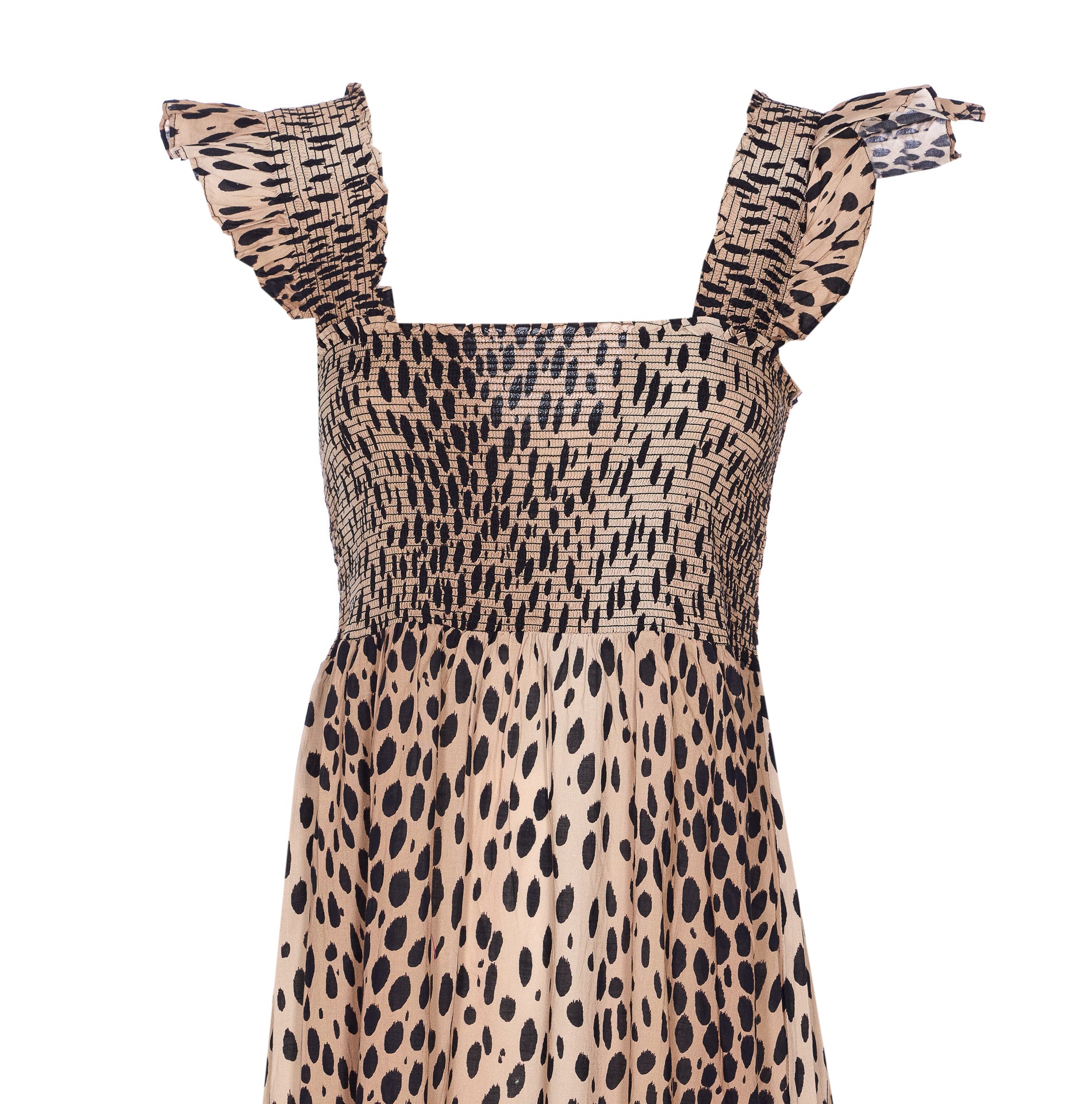 Rixo Dresses Brown Cotton
