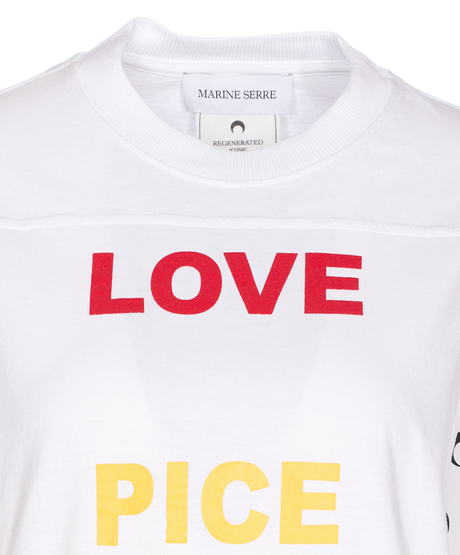 Marine Serre T-Shirts And Polos White Cotton