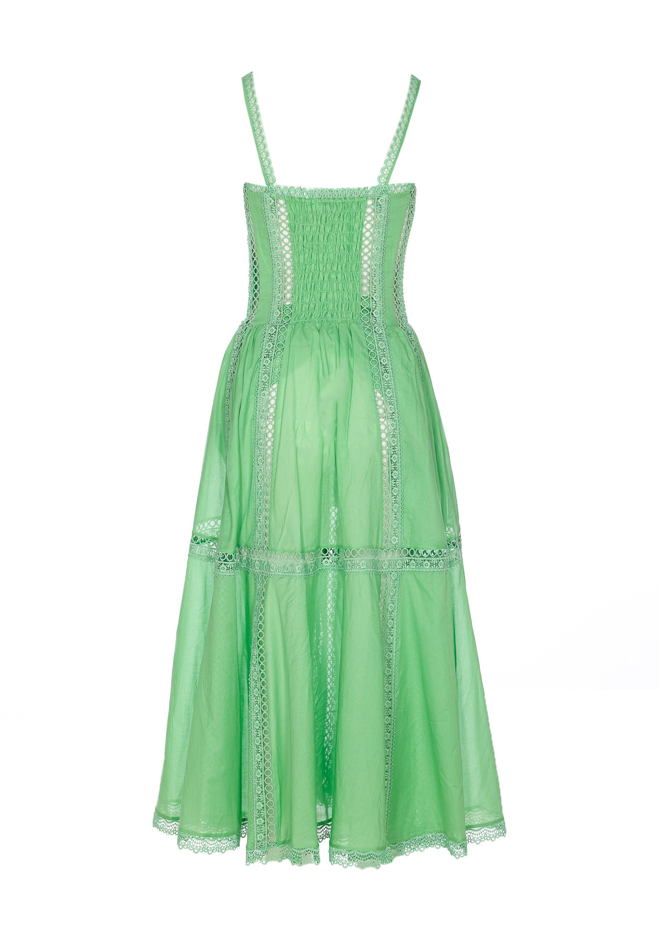 Charoruiz Dresses Green Cotton