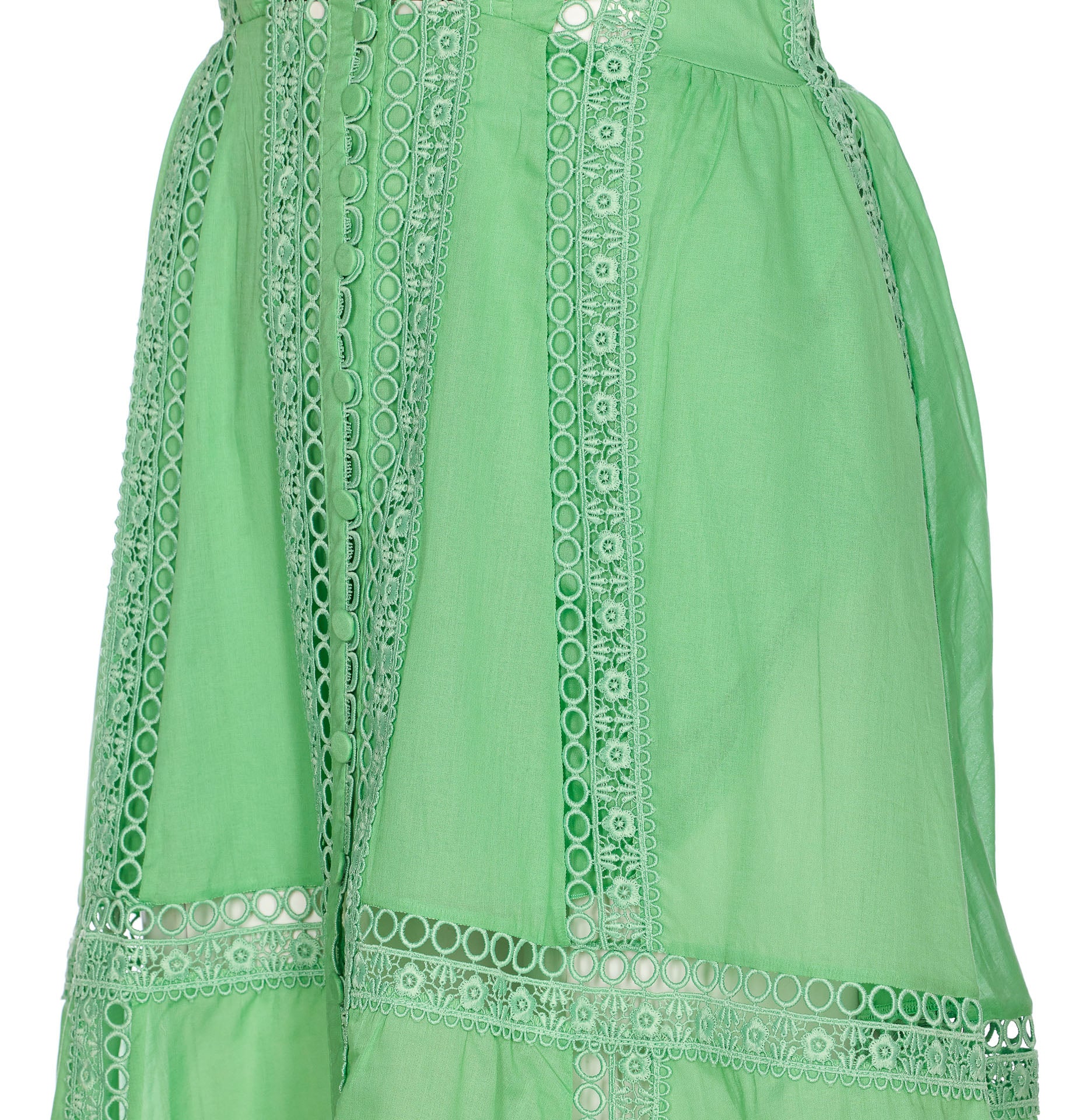 Charoruiz Dresses Green Cotton