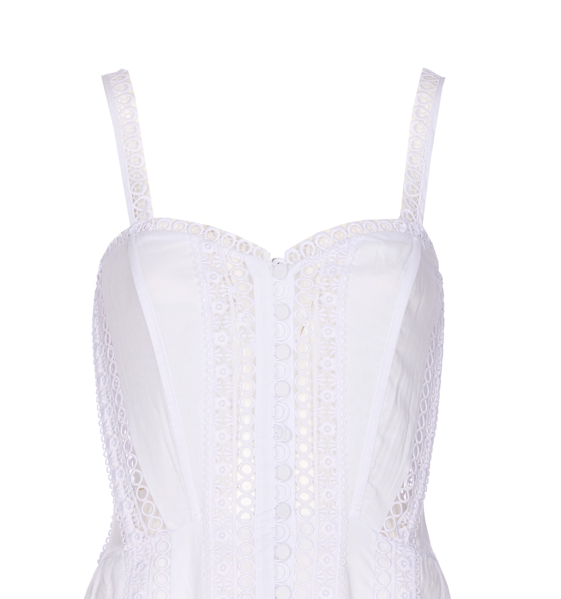 Charoruiz Dresses White Cotton