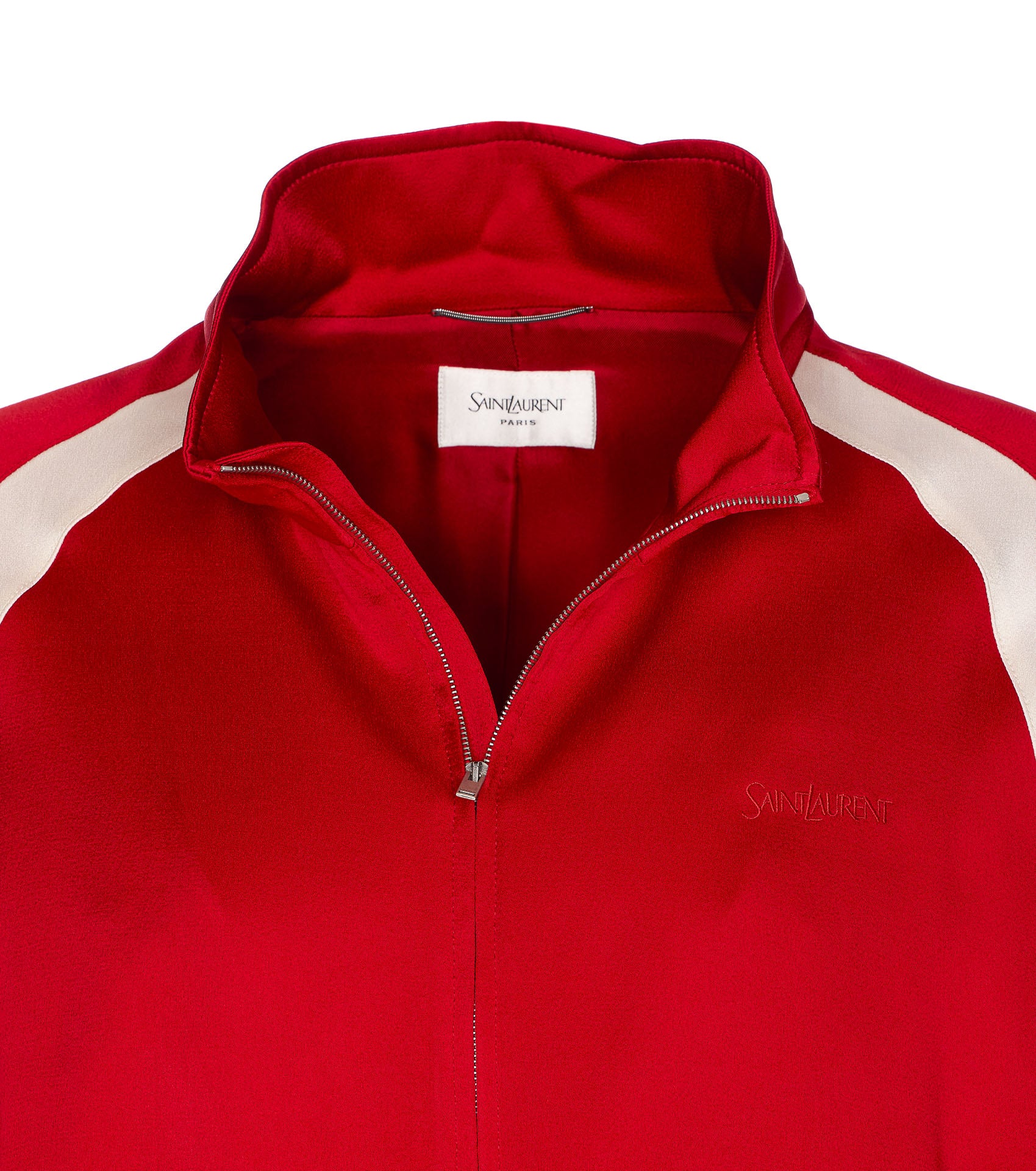 Saint Laurent Jackets Red Acetate