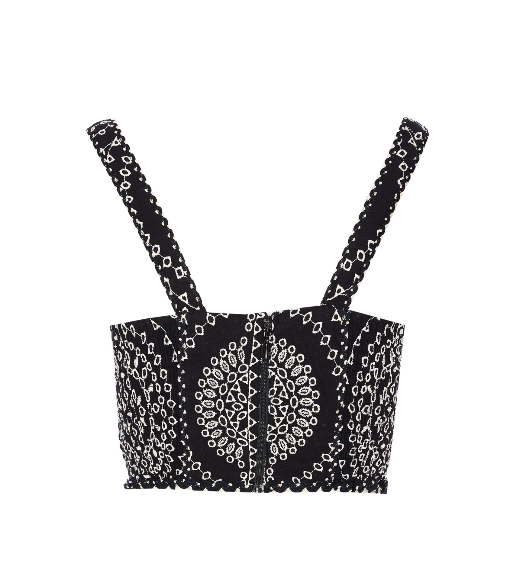 Charoruiz Top Black Cotton
