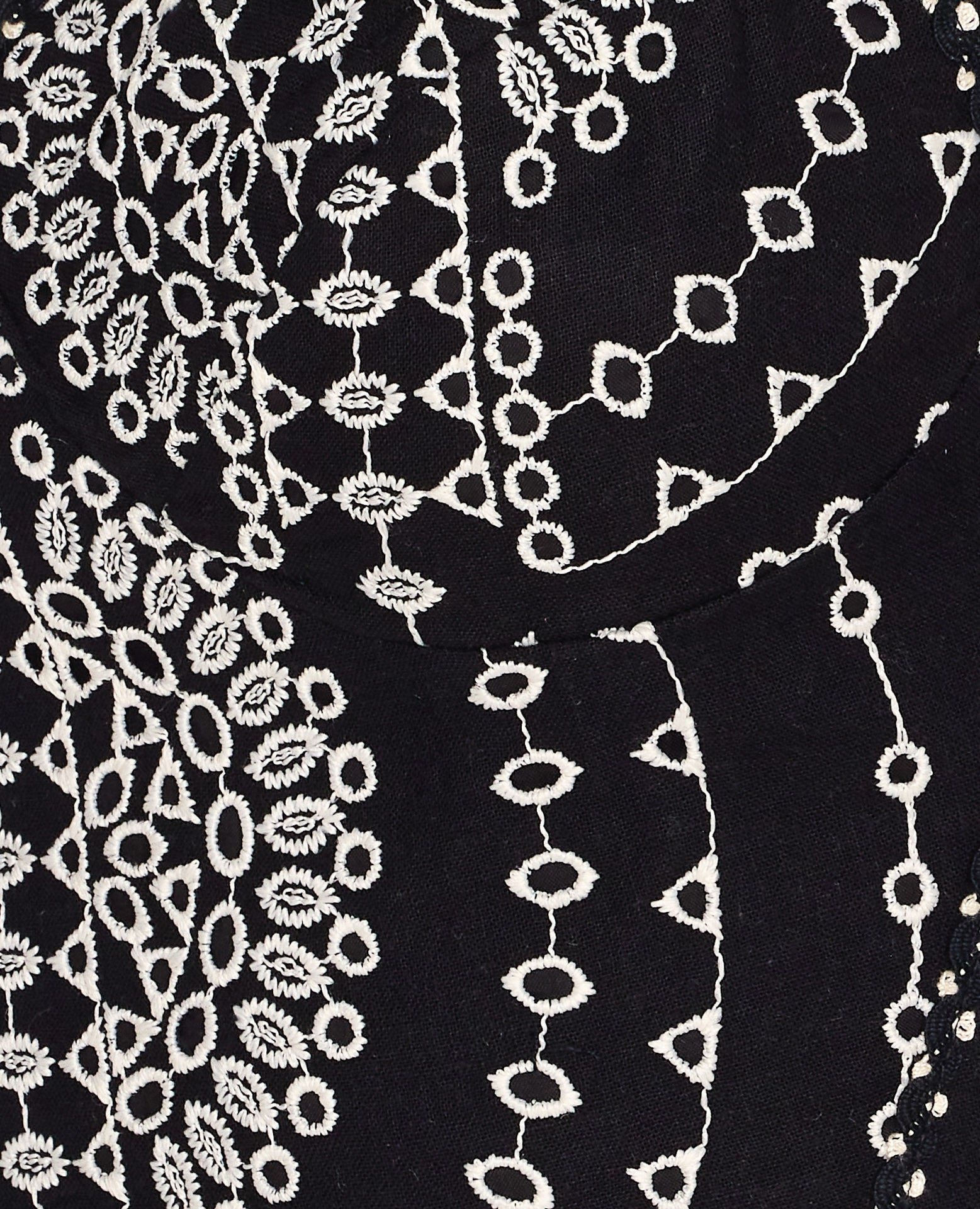 Charoruiz Top Black Cotton