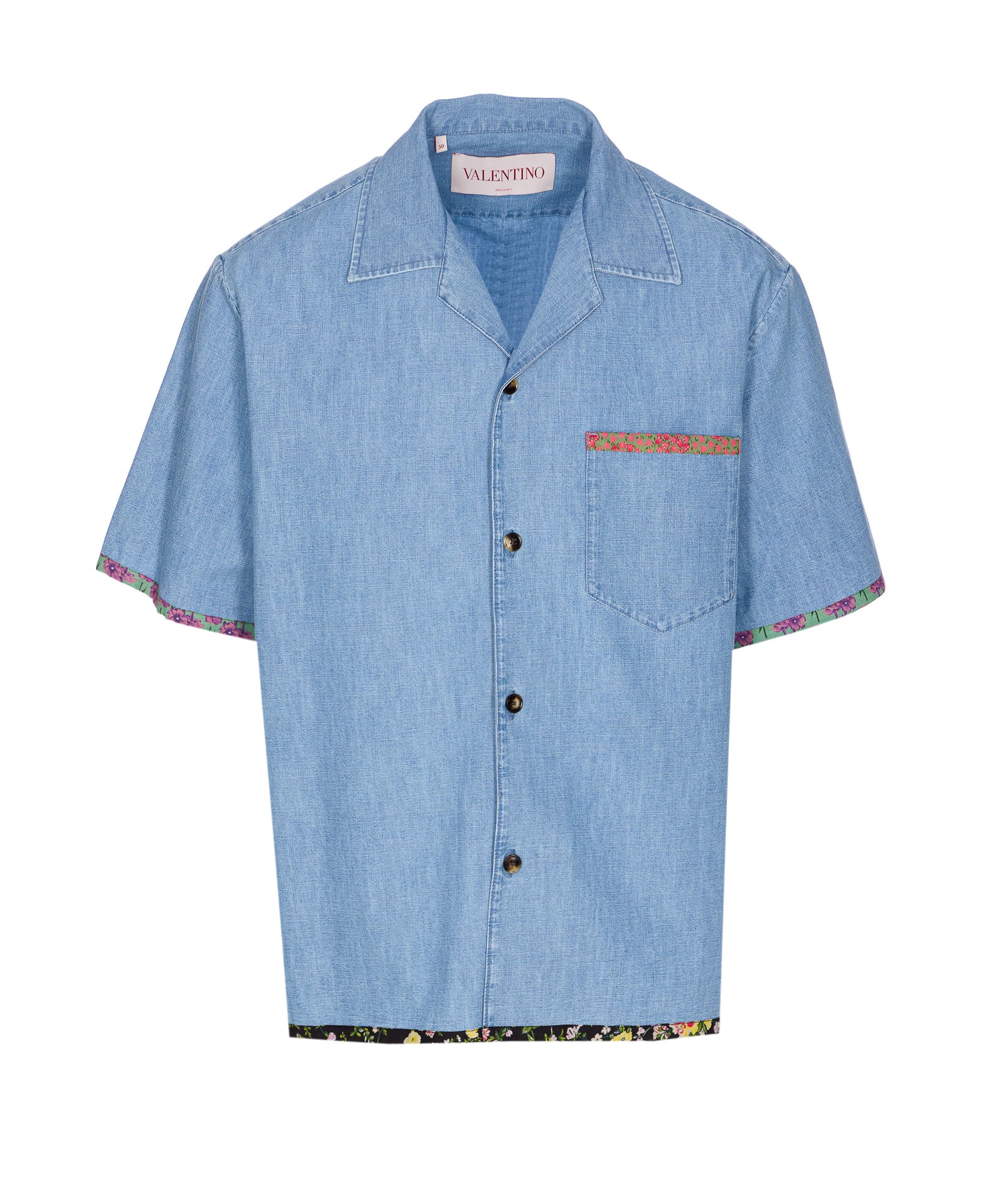 Valentino Garavani Shirts Blue Cotton