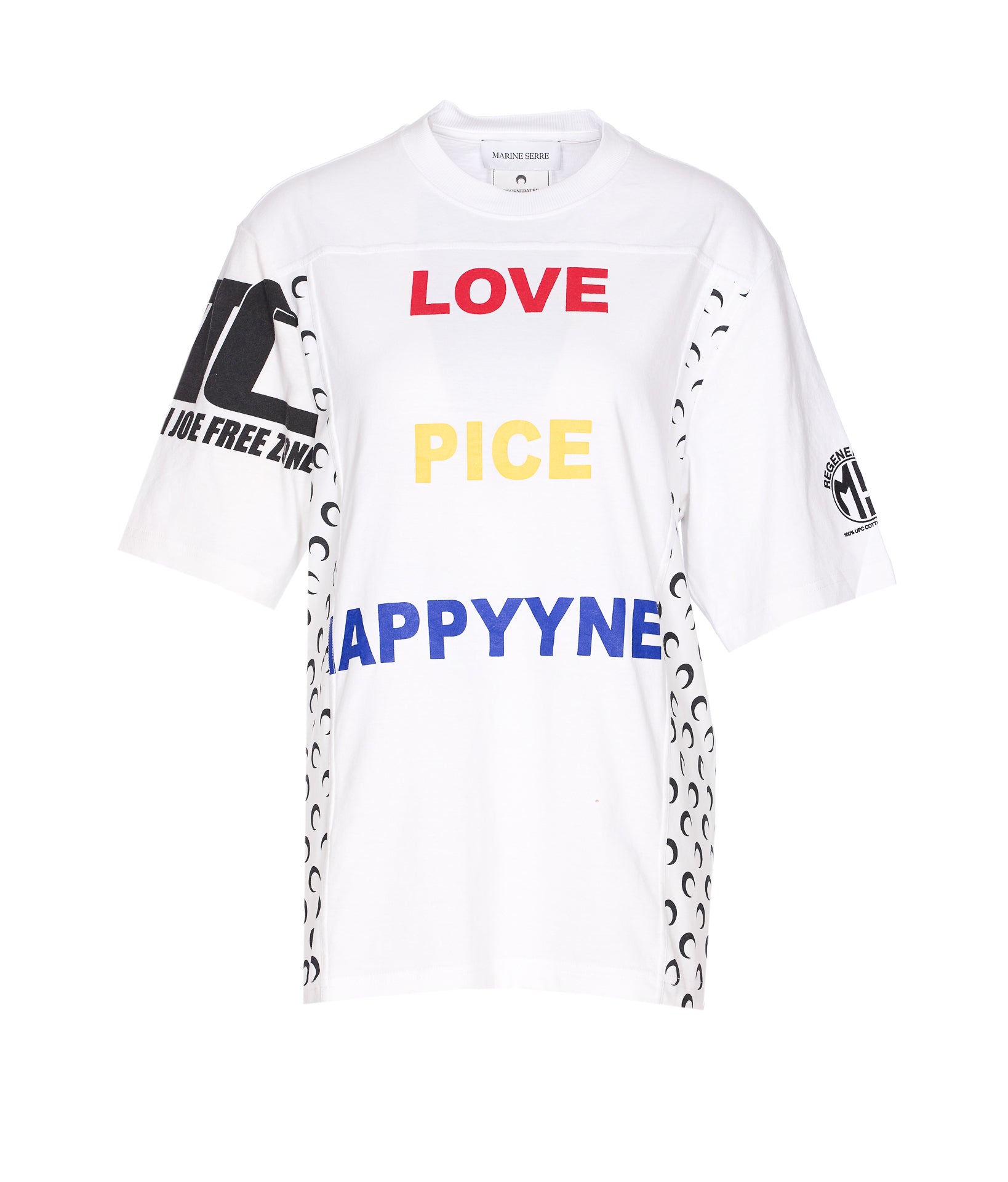 Marine Serre T-Shirts And Polos White Cotton