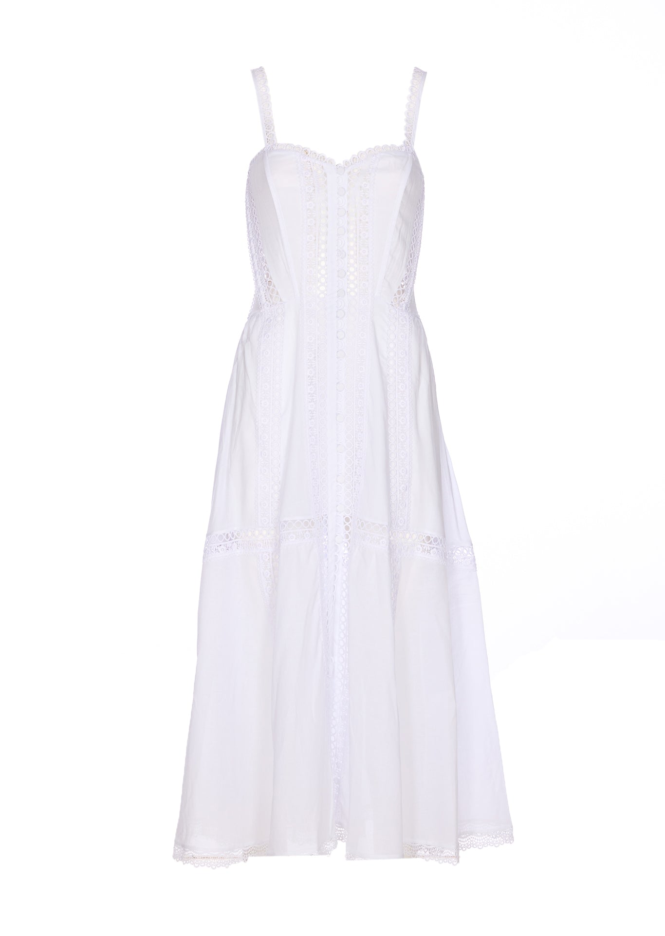 Charoruiz Dresses White Cotton