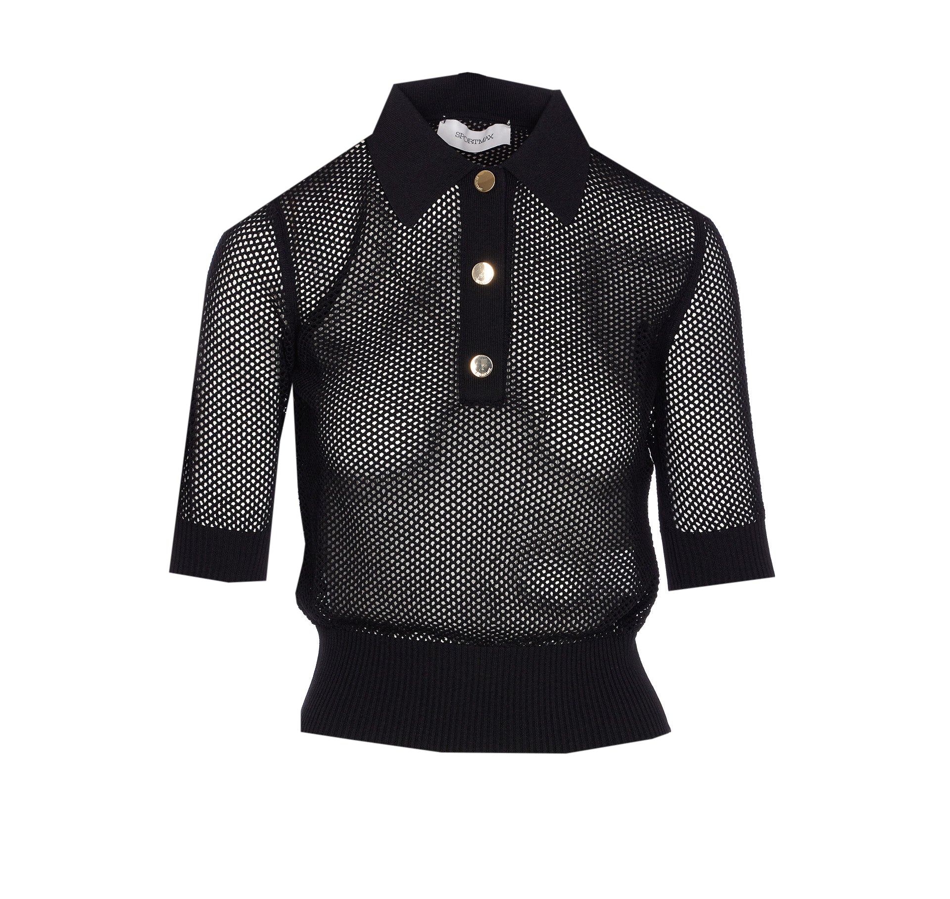 Sportmax Top Black Viscose