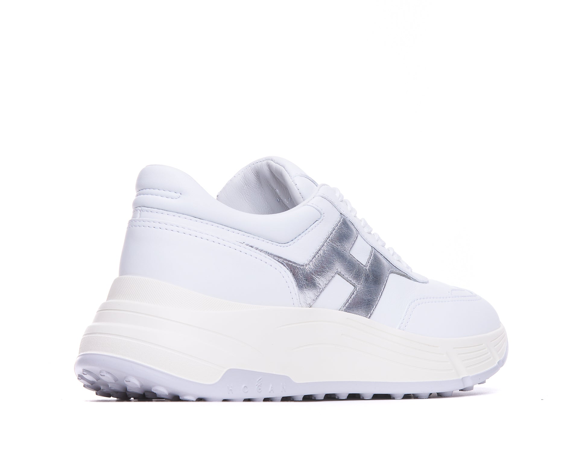 Hogan Sneakers White Calf Leather/rubber Sole