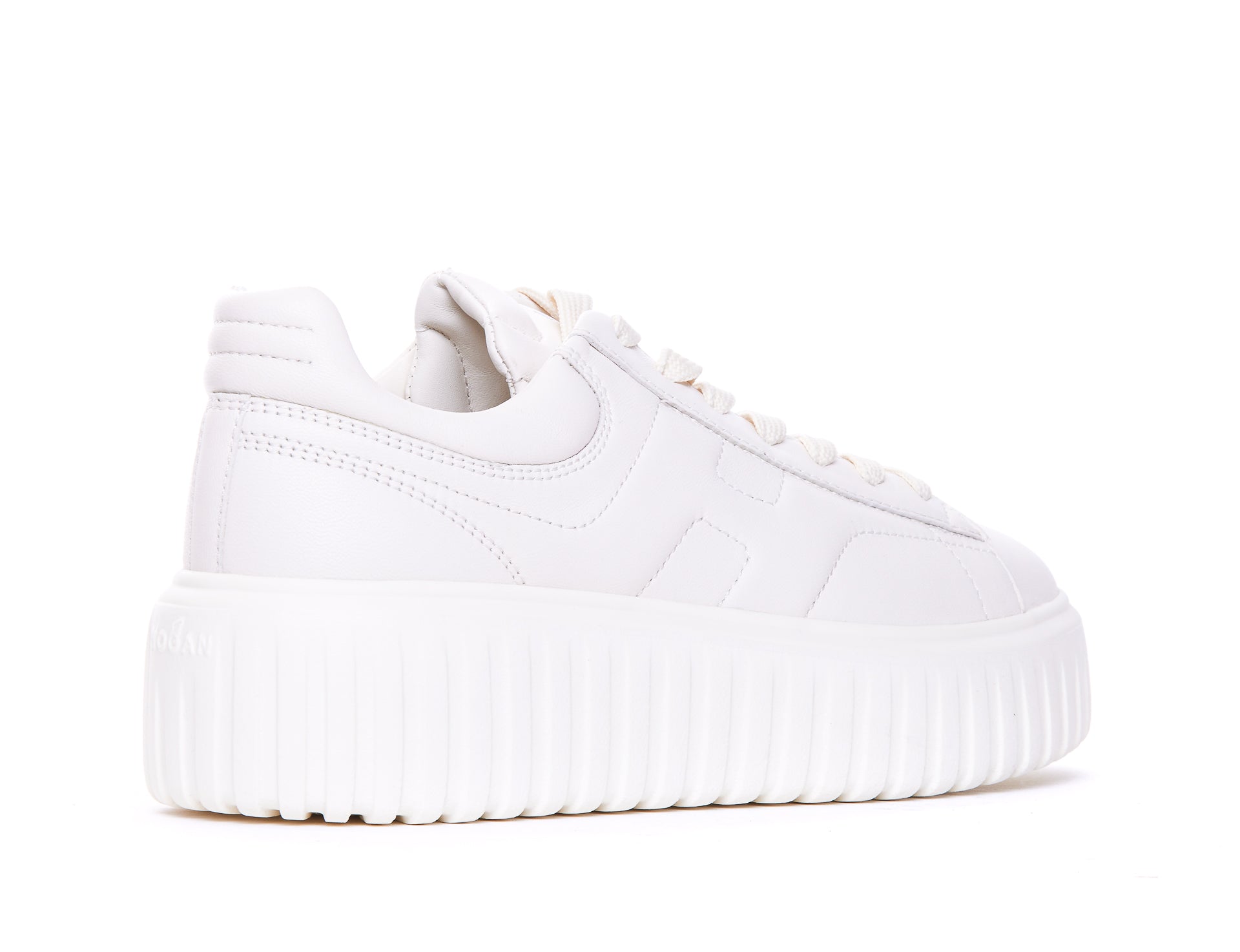 Hogan Sneakers White Calf Leather/rubber Sole