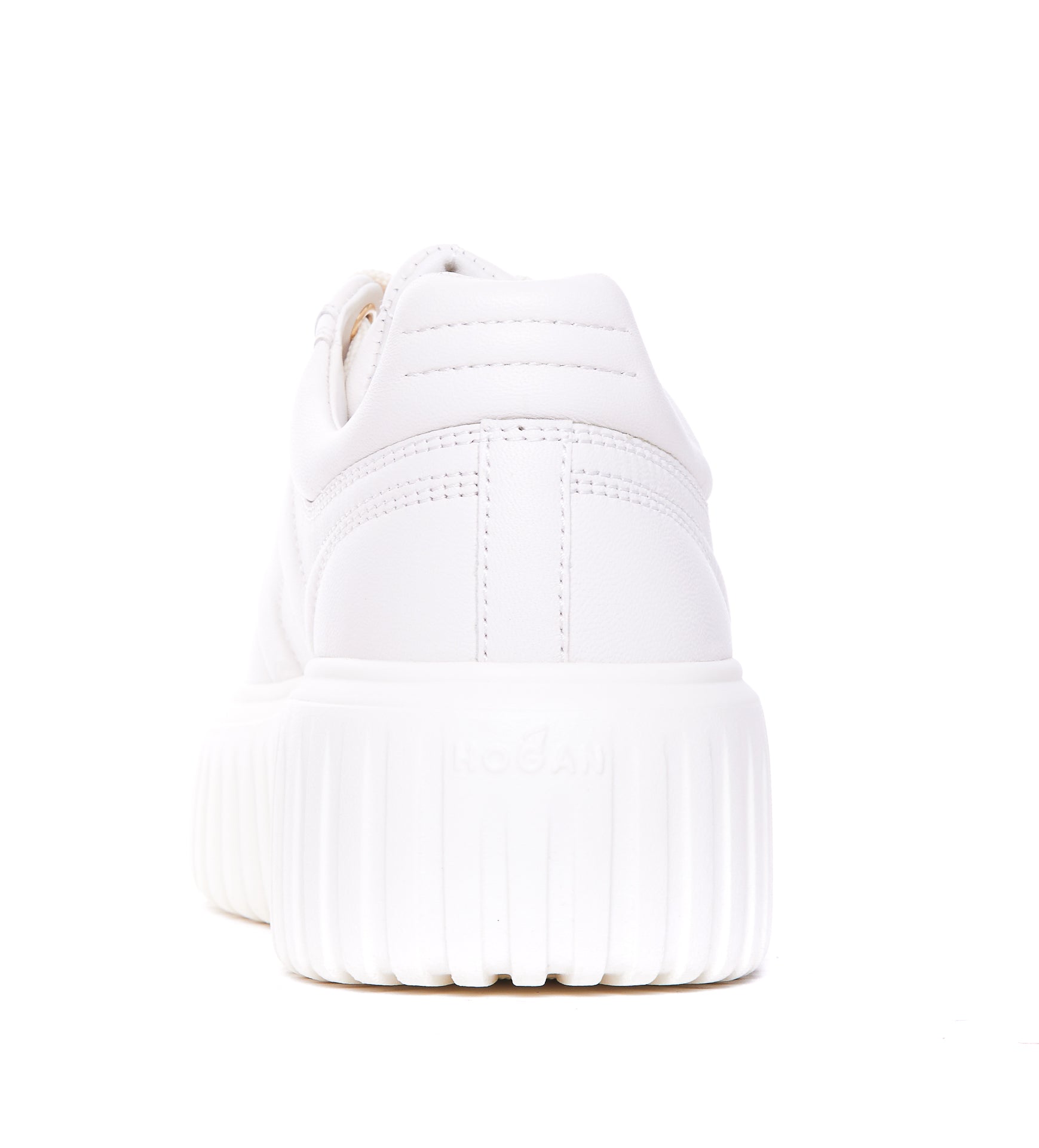 Hogan Sneakers White Calf Leather/rubber Sole
