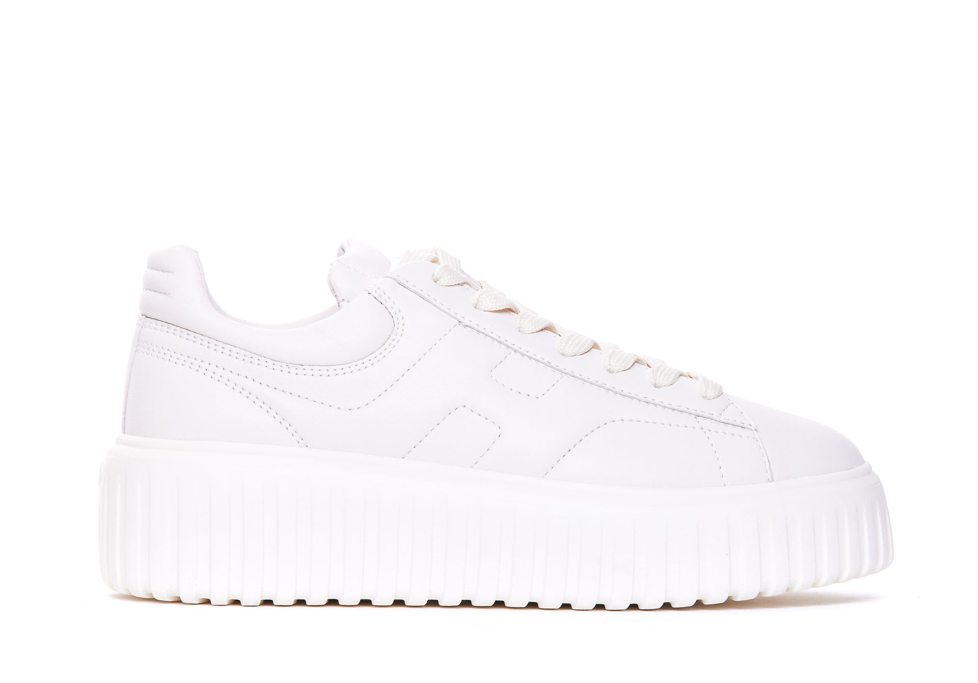 Hogan Sneakers White Calf Leather/rubber Sole