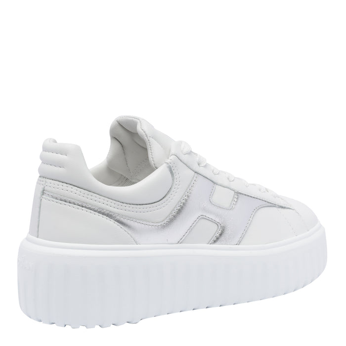 Hogan Sneakers White Calf Leather/rubber Sole