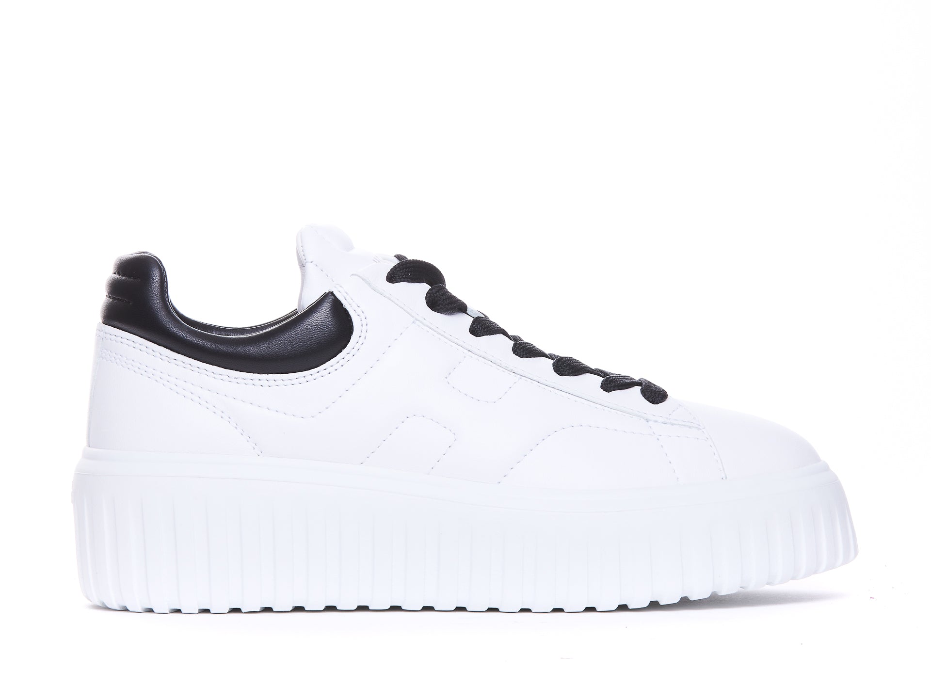 Hogan Sneakers White Calf Leather/rubber Sole