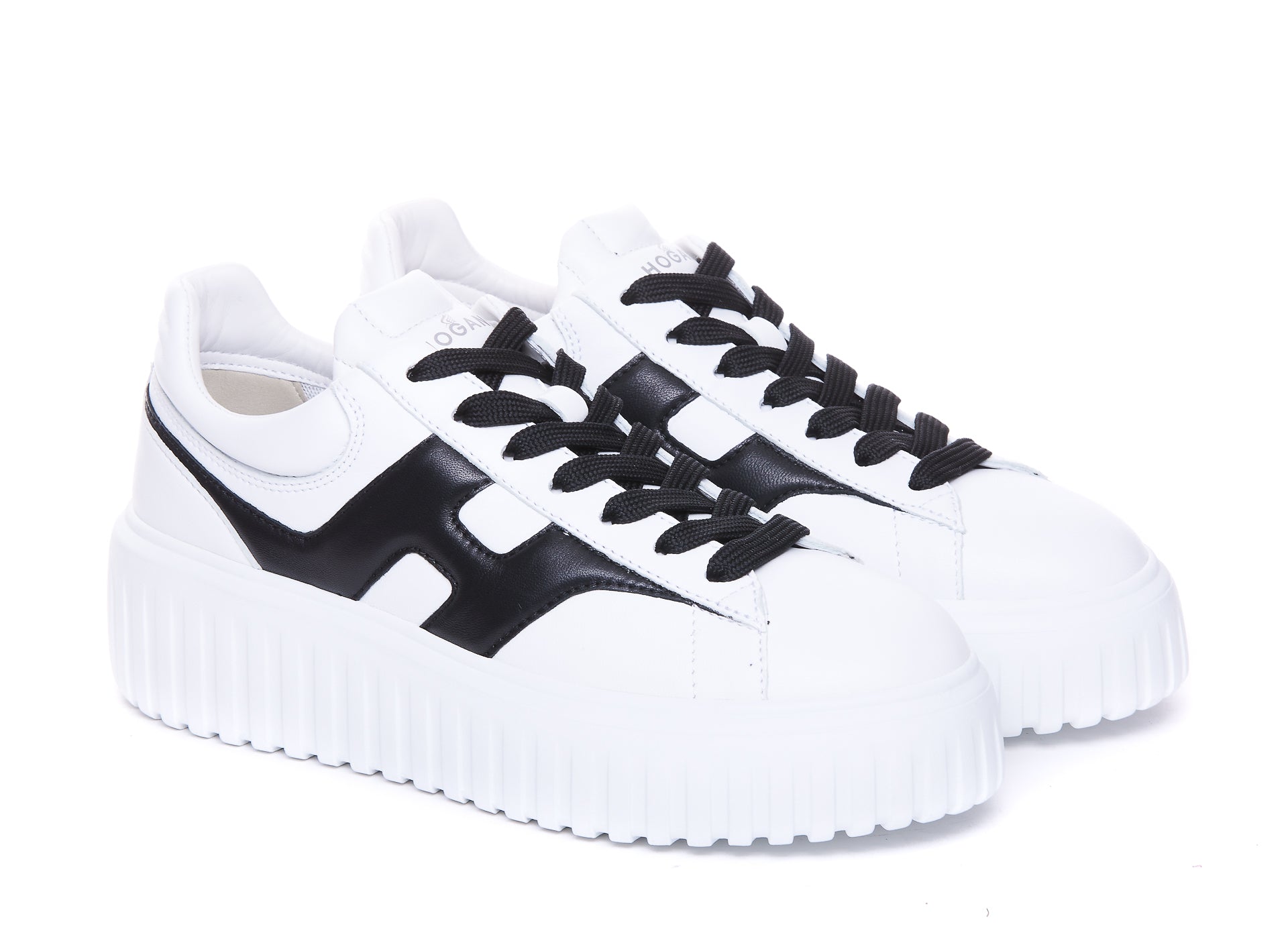 Hogan Sneakers White Calf Leather/rubber Sole