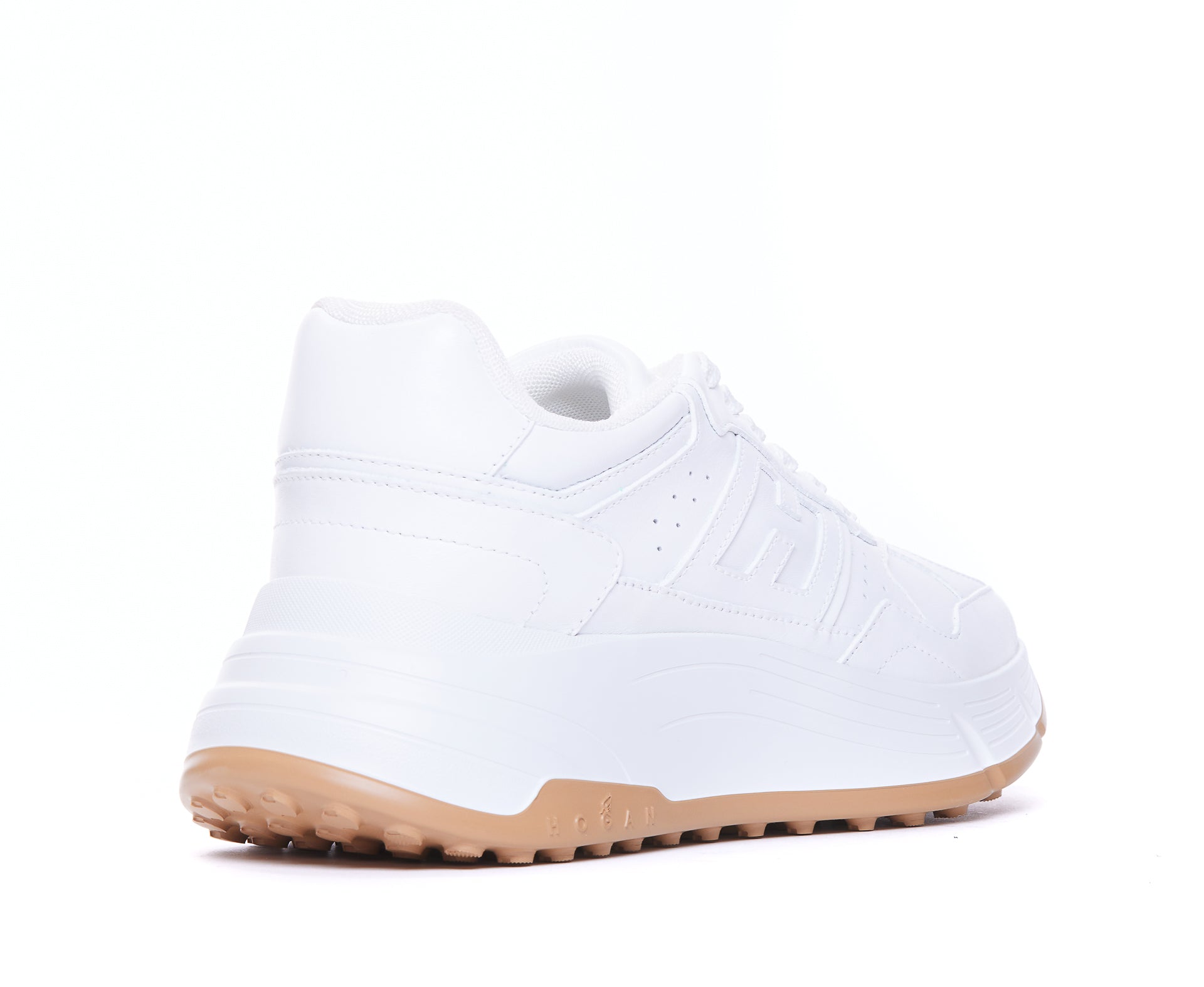 Hogan Sneakers White Calf Leather/rubber Sole