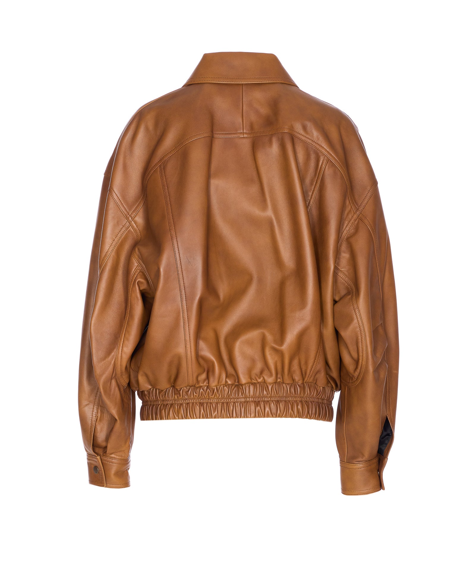 Saint Laurent Shirts Brown Lambskin