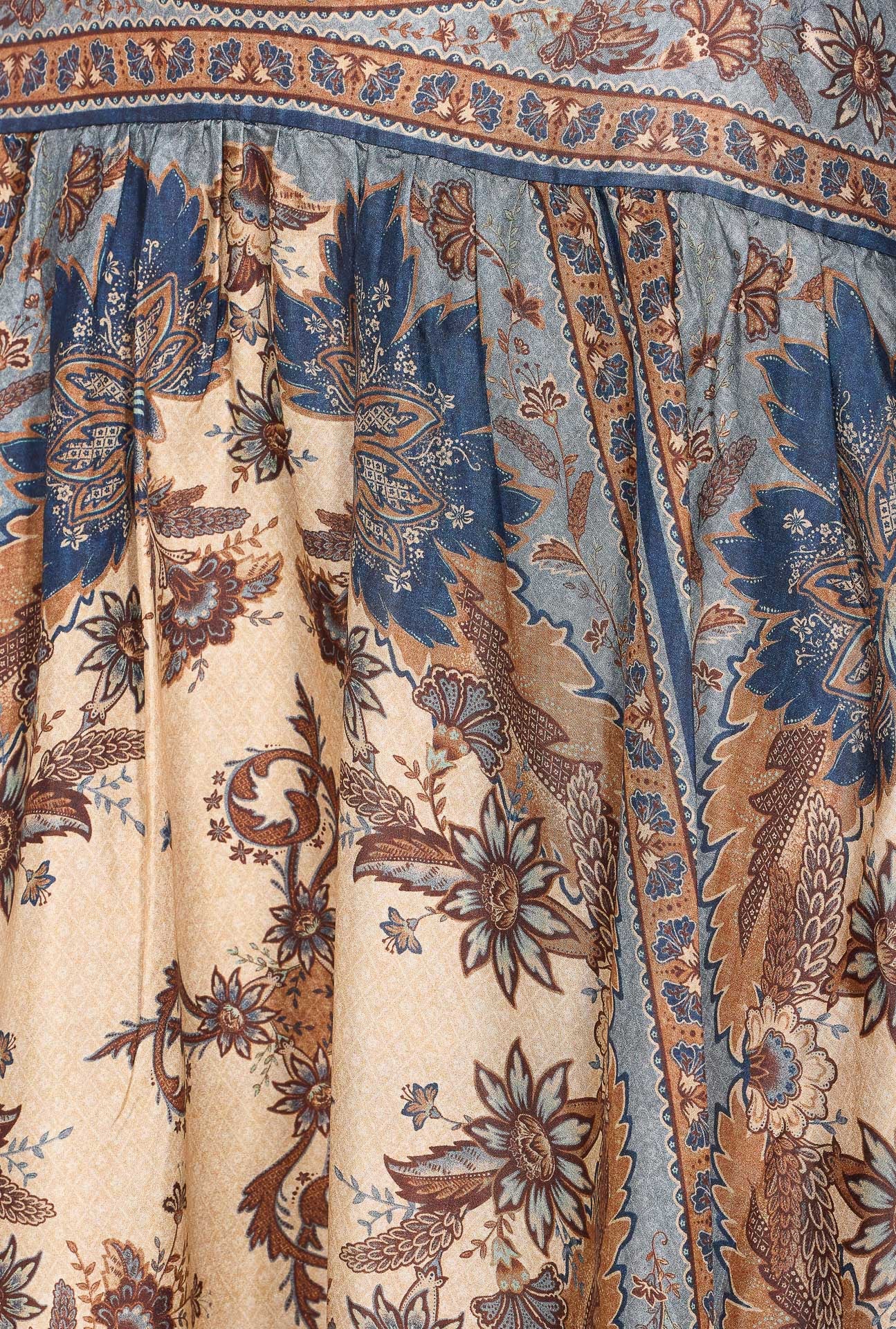 Zimmermann Skirts Blue Silk