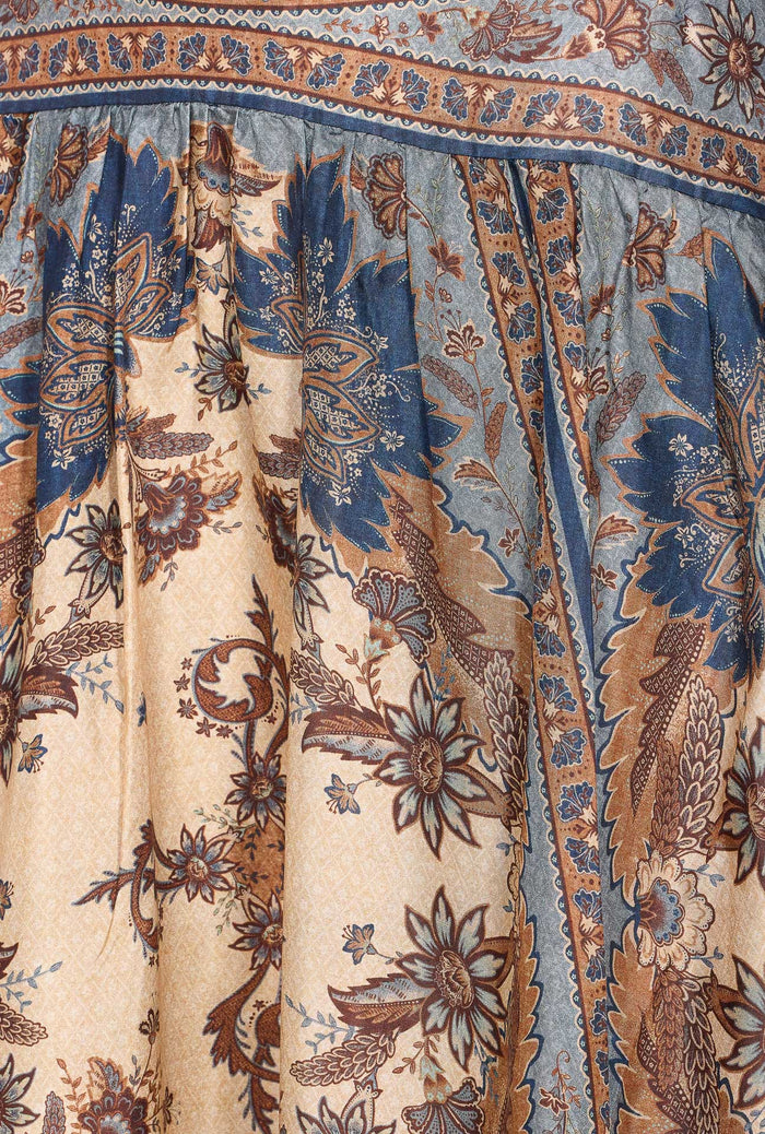 Zimmermann Skirts Blue Silk