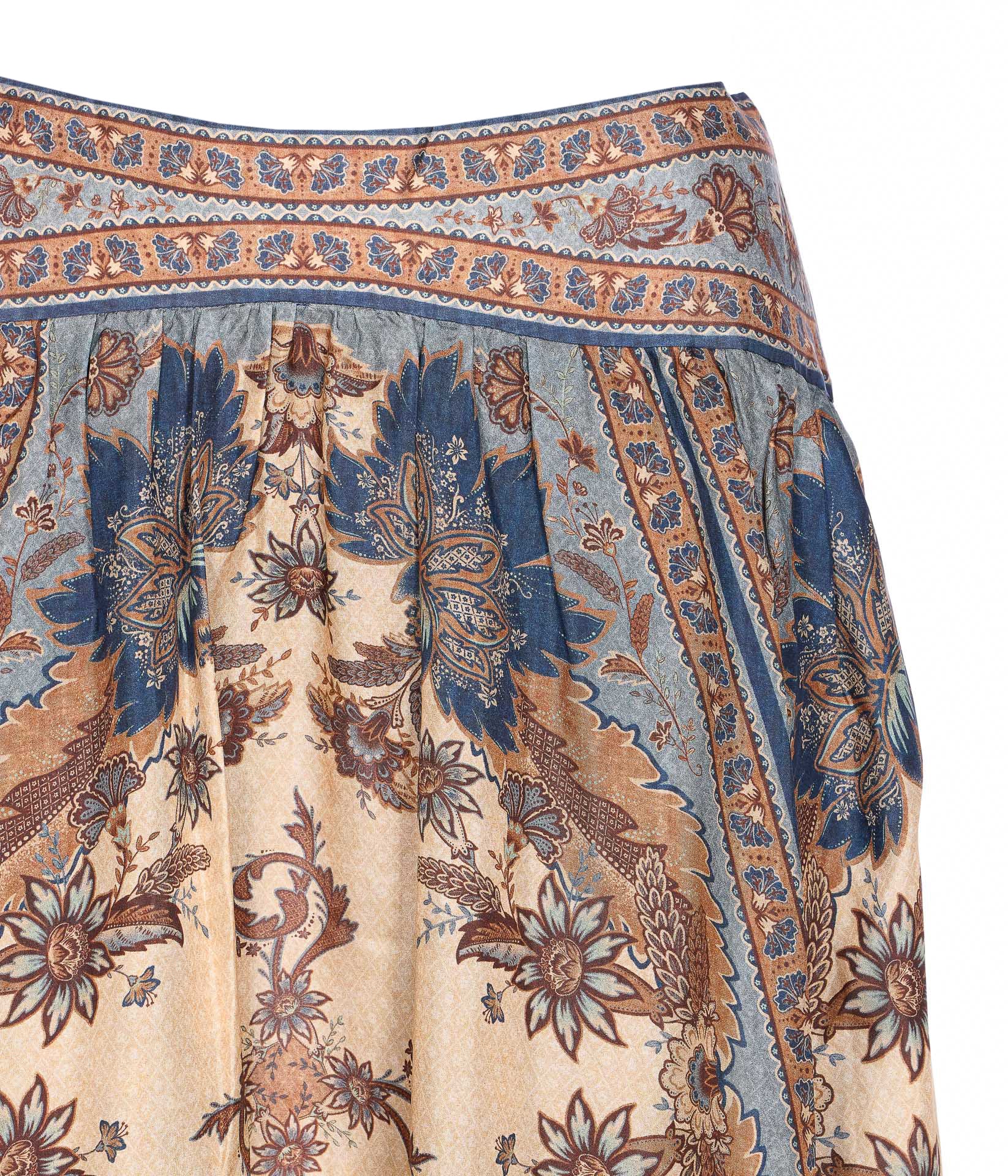 Zimmermann Skirts Blue Silk