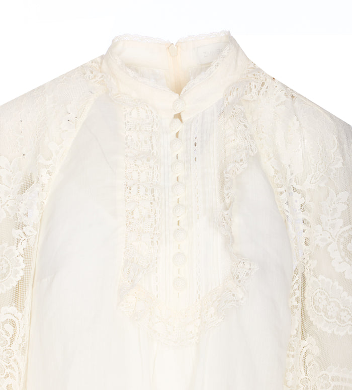 Zimmermann Jackets White Recycled Polyester